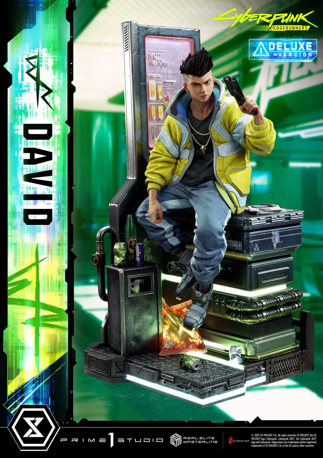 Cyberpunk: Edgerunners - David Martinez - Real Elite Masterline  (REMCP-02DX) - 1/4 - DX Version (Prime 1 Studio) photo 44