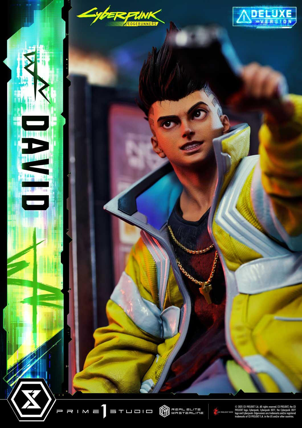 Cyberpunk: Edgerunners - David Martinez - Real Elite Masterline  (REMCP-02DX) - 1/4 - DX Version (Prime 1 Studio) photo 46