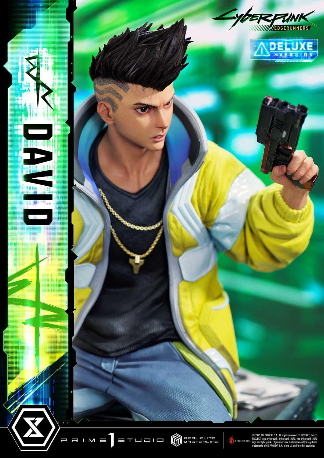 Cyberpunk: Edgerunners - David Martinez - Real Elite Masterline  (REMCP-02DX) - 1/4 - DX Version (Prime 1 Studio) photo 47
