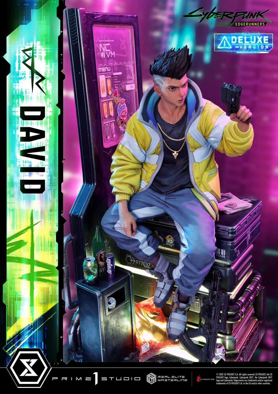 Cyberpunk: Edgerunners - David Martinez - Real Elite Masterline  (REMCP-02DX) - 1/4 - DX Version (Prime 1 Studio) photo 49