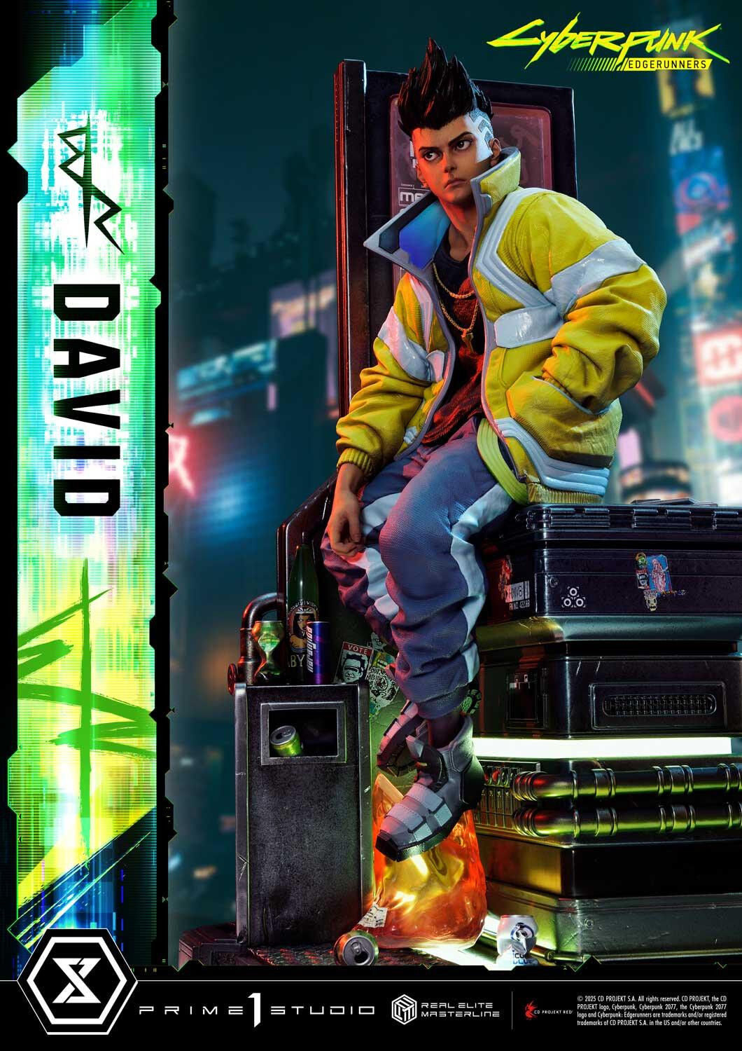 Cyberpunk: Edgerunners - David Martinez - Real Elite Masterline  (REMCP-02DX) - 1/4 - DX Version (Prime 1 Studio) photo 60