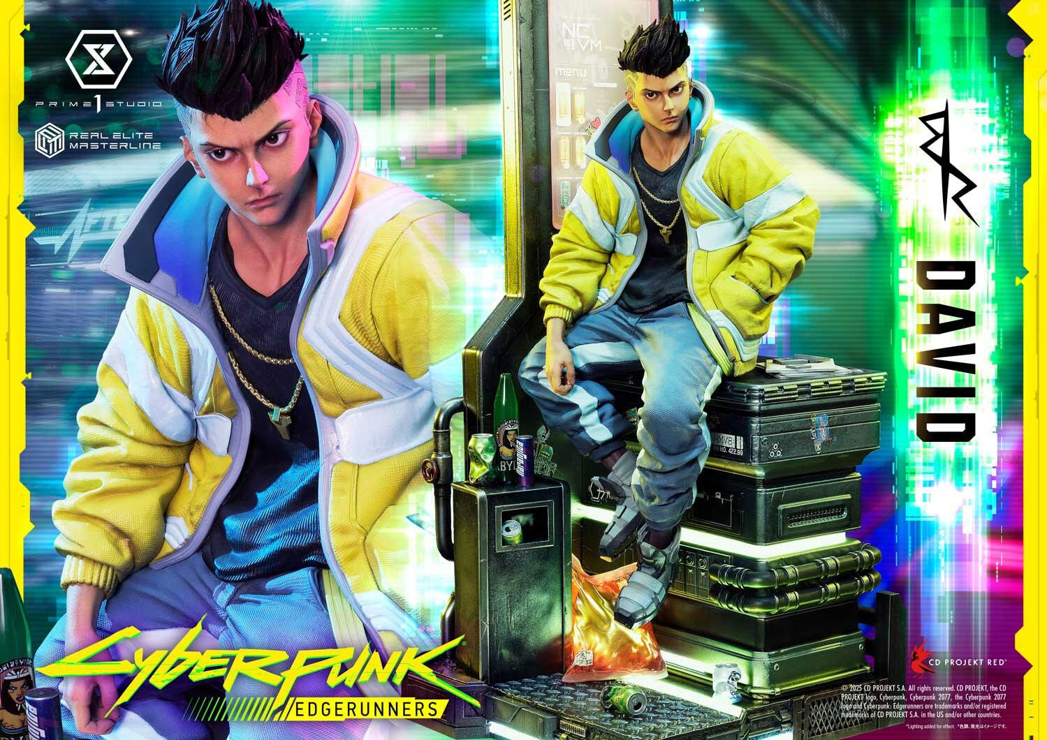 Cyberpunk: Edgerunners - David Martinez - Real Elite Masterline  (REMCP-02DX) - 1/4 - DX Version (Prime 1 Studio) photo 81