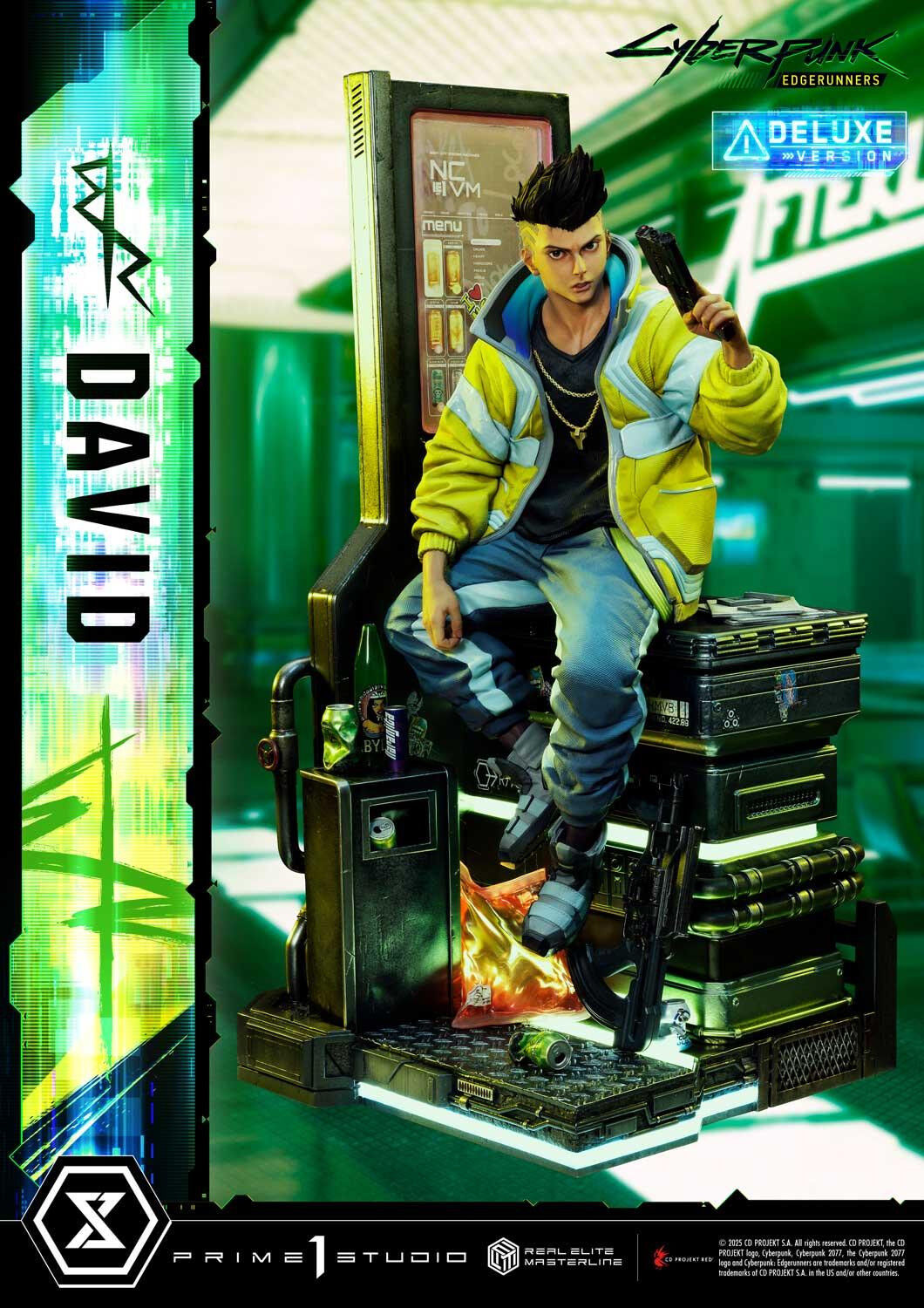 Cyberpunk: Edgerunners - David Martinez - Real Elite Masterline  (REMCP-02DX) - 1/4 - DX Version (Prime 1 Studio) photo 82