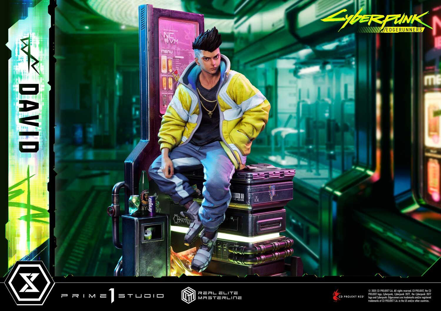 Cyberpunk: Edgerunners - David Martinez - Real Elite Masterline  (REMCP-02DX) - 1/4 - DX Version (Prime 1 Studio) photo 90