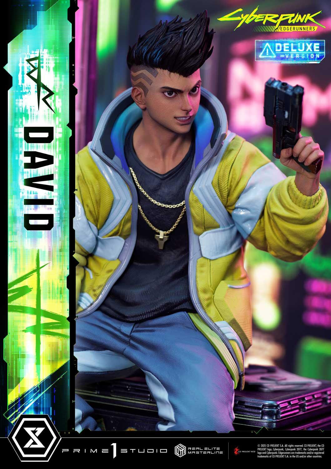 Cyberpunk: Edgerunners - David Martinez - Real Elite Masterline (REMCP-02DXS) - 1/4 - DX Bonus Version (Prime 1 Studio) photo 5
