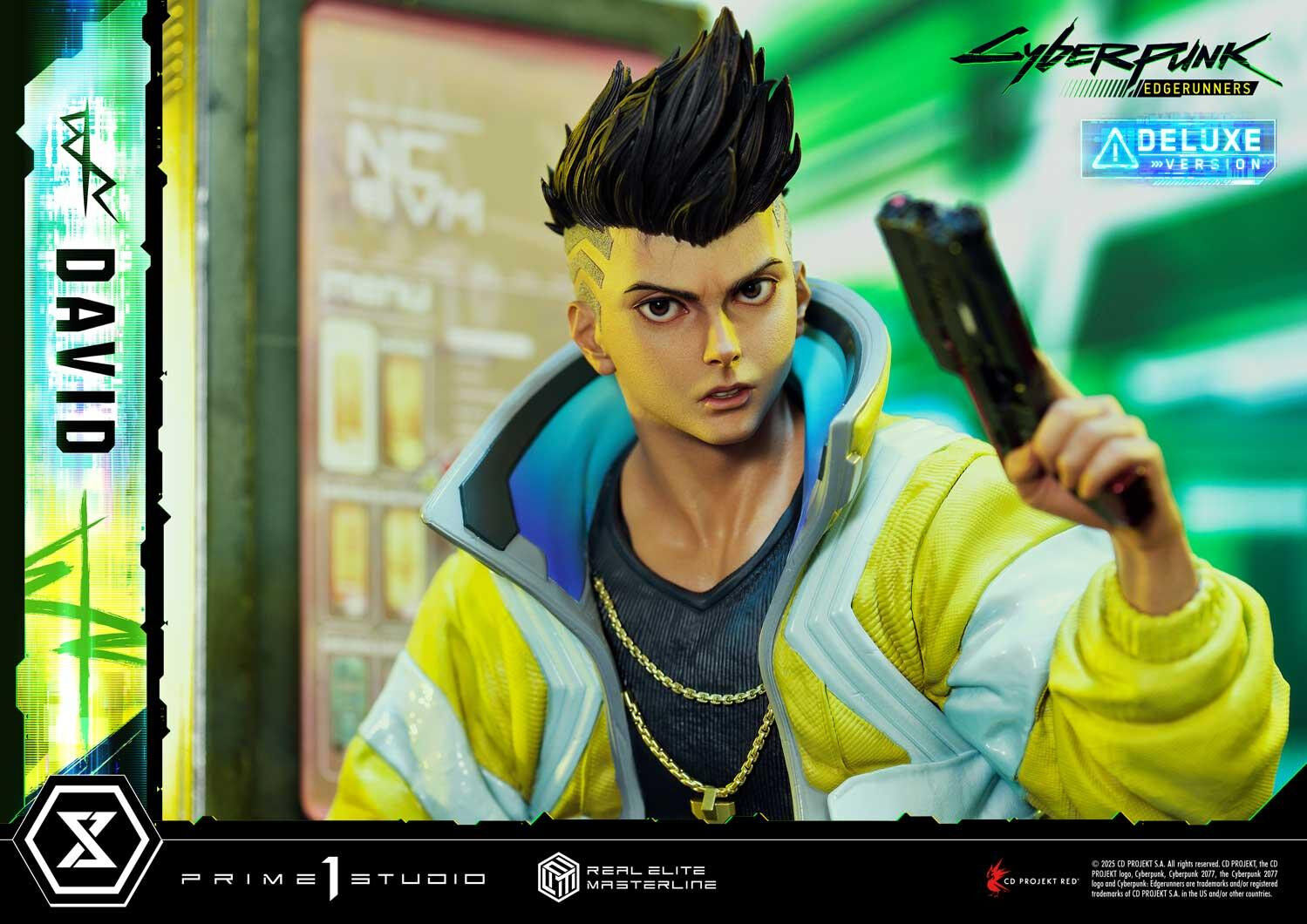 Cyberpunk: Edgerunners - David Martinez - Real Elite Masterline (REMCP-02DXS) - 1/4 - DX Bonus Version (Prime 1 Studio) photo 23