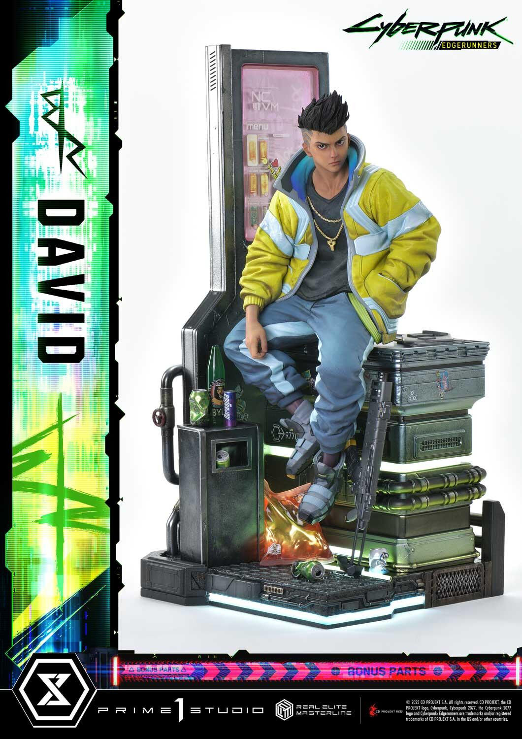 Cyberpunk: Edgerunners - David Martinez - Real Elite Masterline (REMCP-02DXS) - 1/4 - DX Bonus Version (Prime 1 Studio) photo 24
