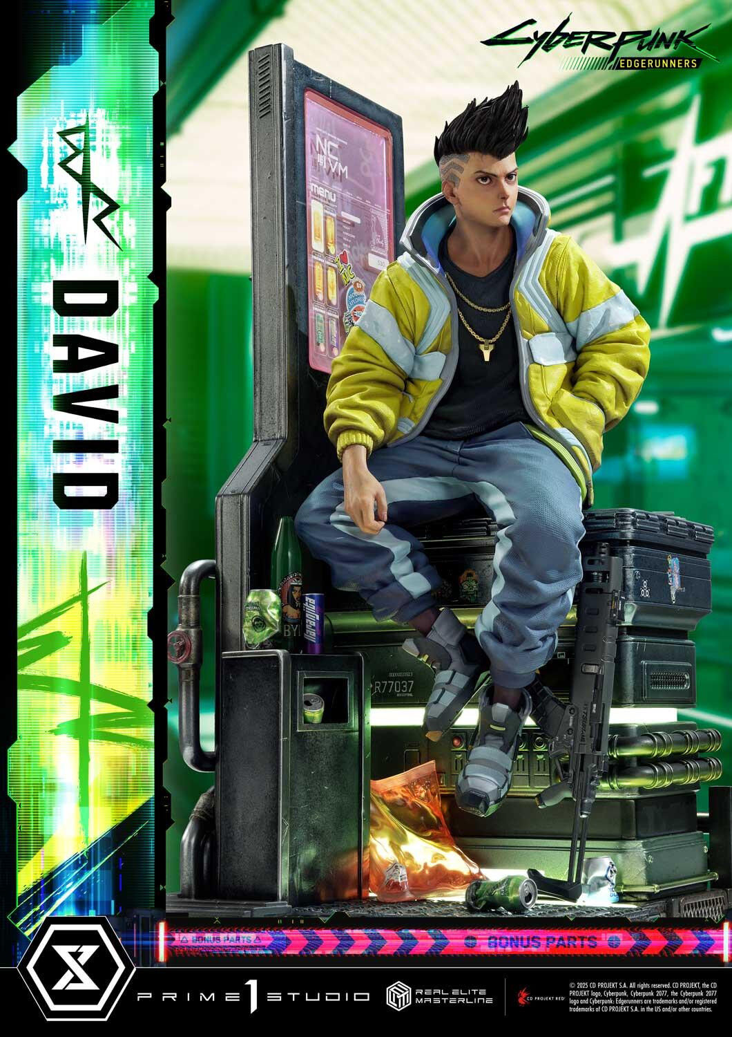 Cyberpunk: Edgerunners - David Martinez - Real Elite Masterline (REMCP-02DXS) - 1/4 - DX Bonus Version (Prime 1 Studio) photo 25