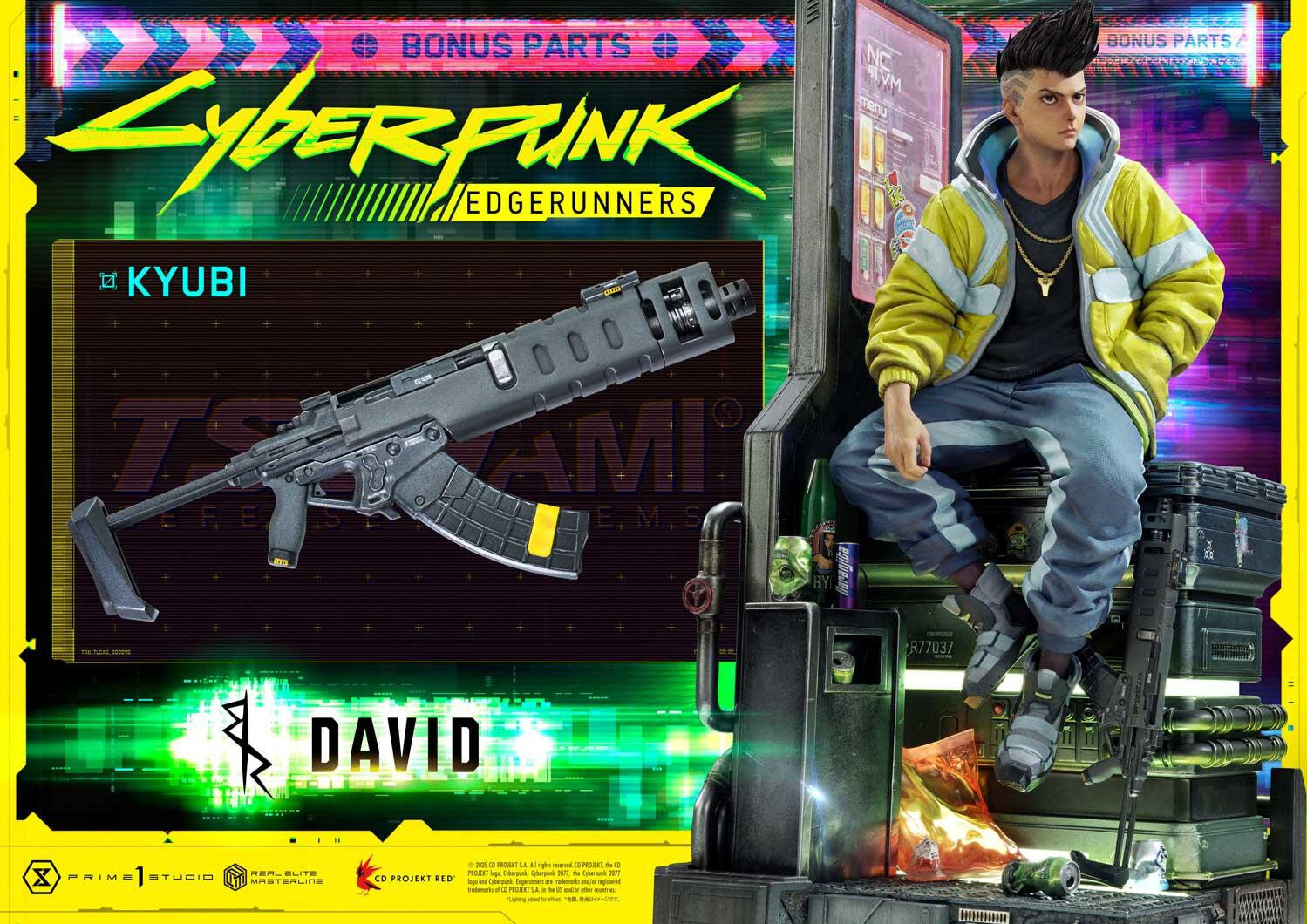 Cyberpunk: Edgerunners - David Martinez - Real Elite Masterline (REMCP-02DXS) - 1/4 - DX Bonus Version (Prime 1 Studio) photo 27