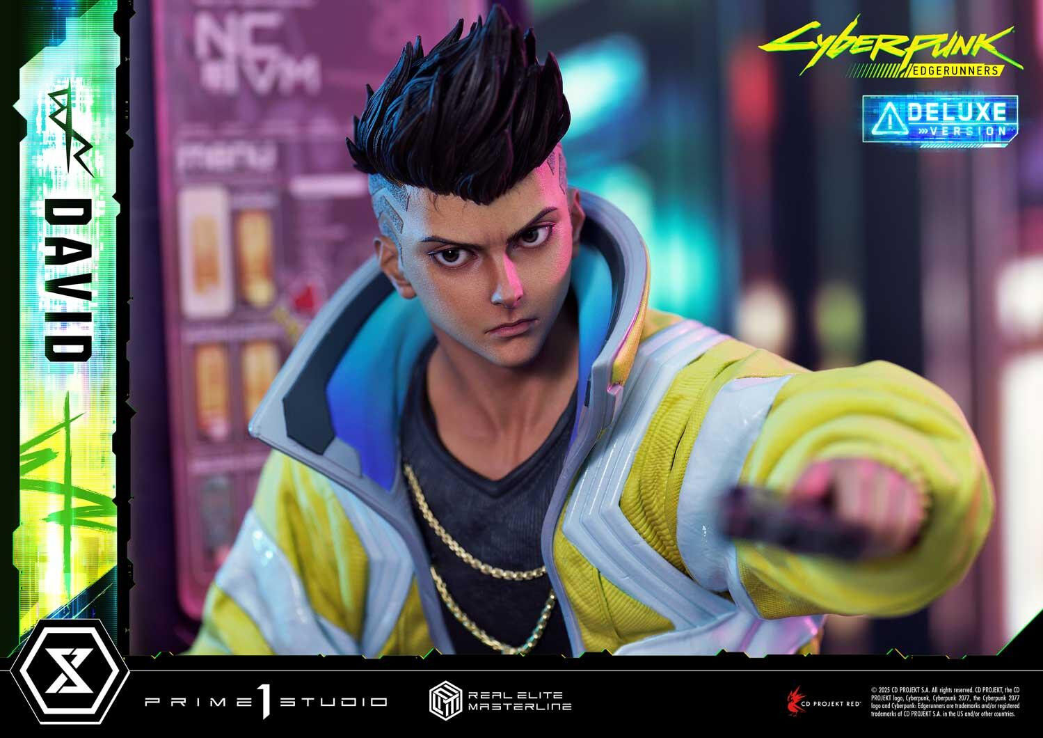 Cyberpunk: Edgerunners - David Martinez - Real Elite Masterline (REMCP-02DXS) - 1/4 - DX Bonus Version (Prime 1 Studio) photo 32