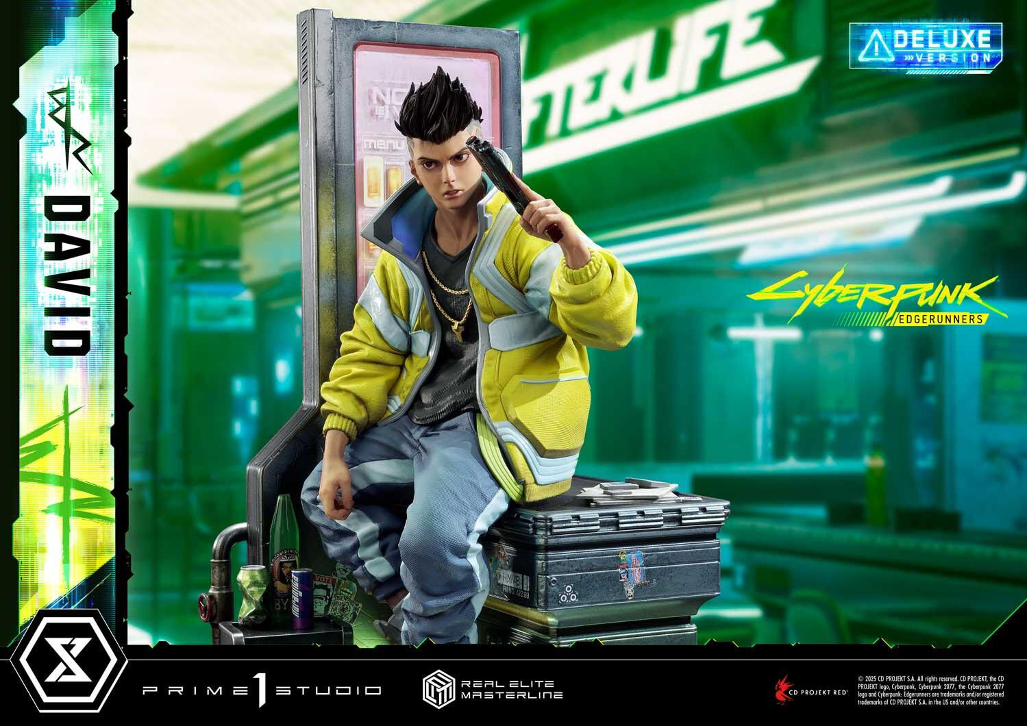 Cyberpunk: Edgerunners - David Martinez - Real Elite Masterline (REMCP-02DXS) - 1/4 - DX Bonus Version (Prime 1 Studio) photo 43