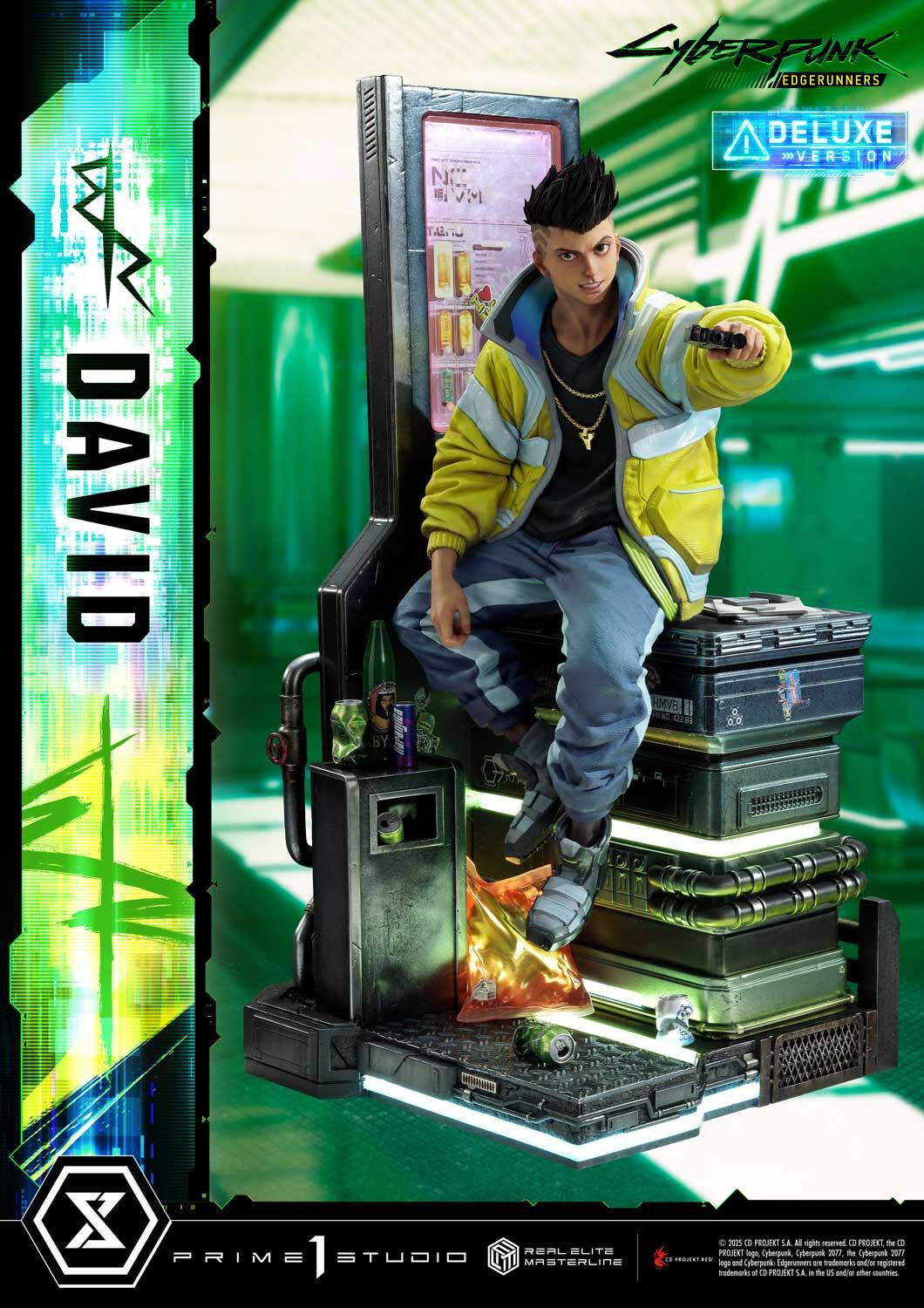 Cyberpunk: Edgerunners - David Martinez - Real Elite Masterline (REMCP-02DXS) - 1/4 - DX Bonus Version (Prime 1 Studio) photo 47