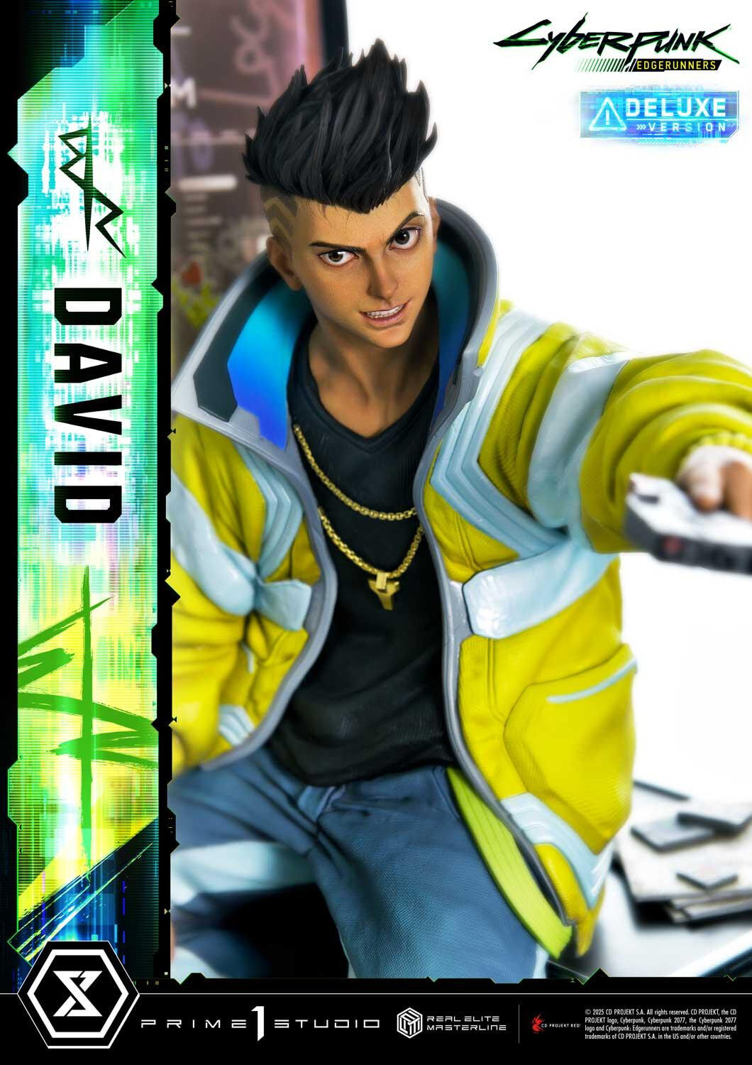 Cyberpunk: Edgerunners - David Martinez - Real Elite Masterline (REMCP-02DXS) - 1/4 - DX Bonus Version (Prime 1 Studio) photo 79