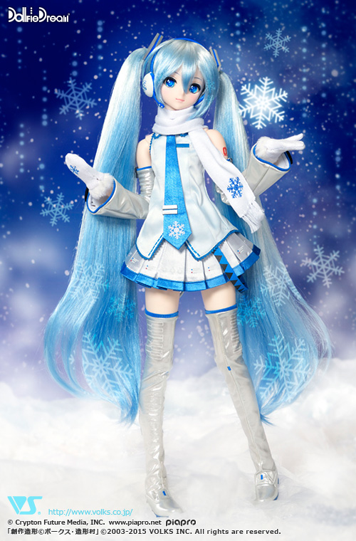 Vocaloid - Hatsune Miku - Dollfie Dream - 1/3 - Snow (Volks)