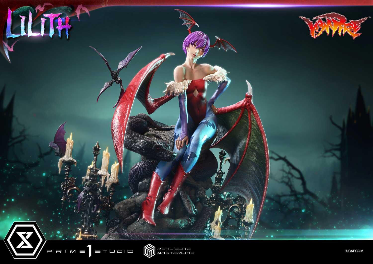Vampire: The Night Warriors - Lilith Aensland - Real Elite Masterline (REMDKS-02S) - 1/4 - Bonus Version (Prime 1 Studio) photo 2