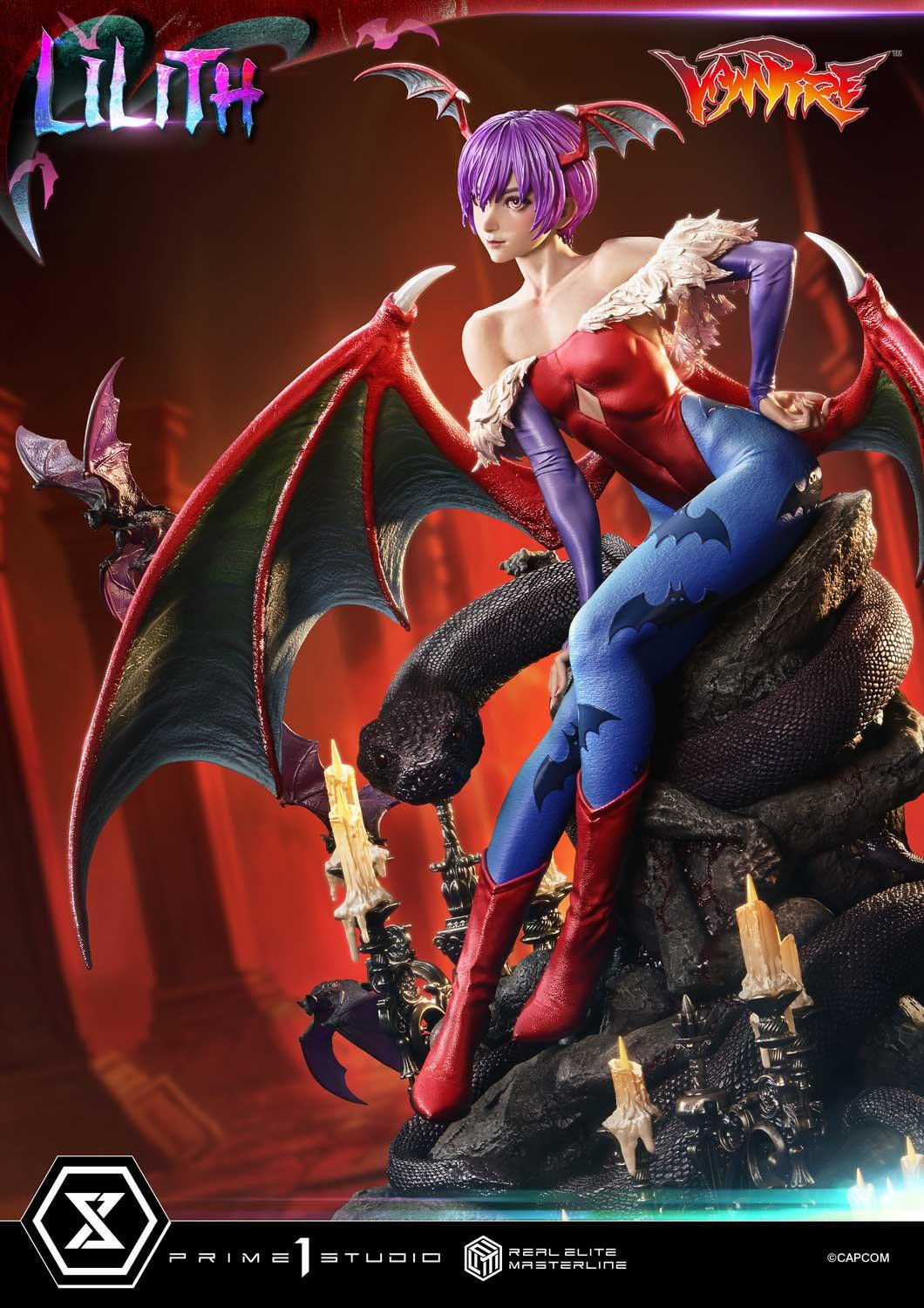 Vampire: The Night Warriors - Lilith Aensland - Real Elite Masterline (REMDKS-02S) - 1/4 - Bonus Version (Prime 1 Studio) photo 7