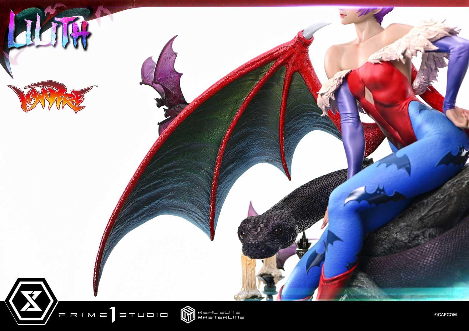 Vampire: The Night Warriors - Lilith Aensland - Real Elite Masterline (REMDKS-02S) - 1/4 - Bonus Version (Prime 1 Studio) photo 20