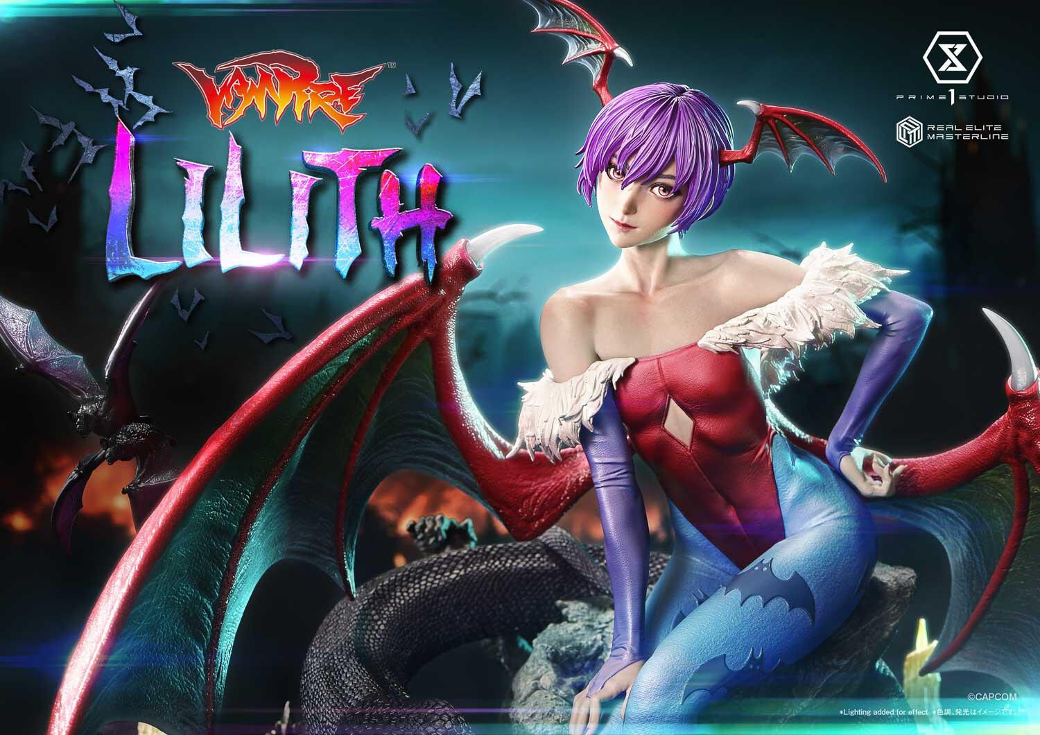 Vampire: The Night Warriors - Lilith Aensland - Real Elite Masterline (REMDKS-02S) - 1/4 - Bonus Version (Prime 1 Studio) photo 23