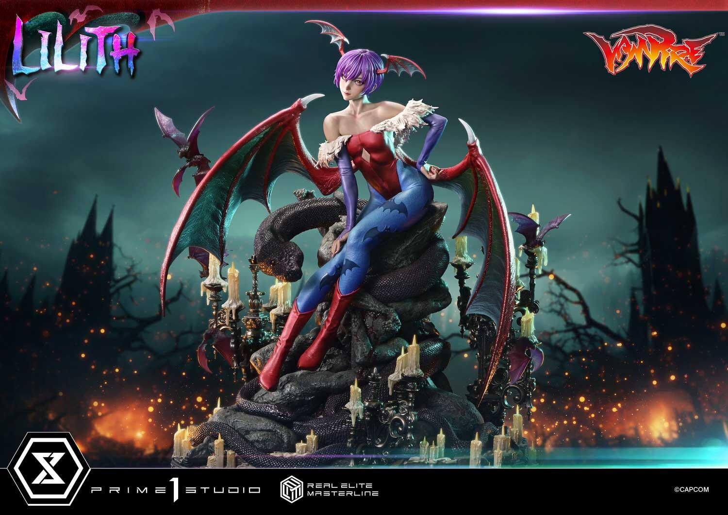 Vampire: The Night Warriors - Lilith Aensland - Real Elite Masterline (REMDKS-02S) - 1/4 - Bonus Version (Prime 1 Studio) photo 26