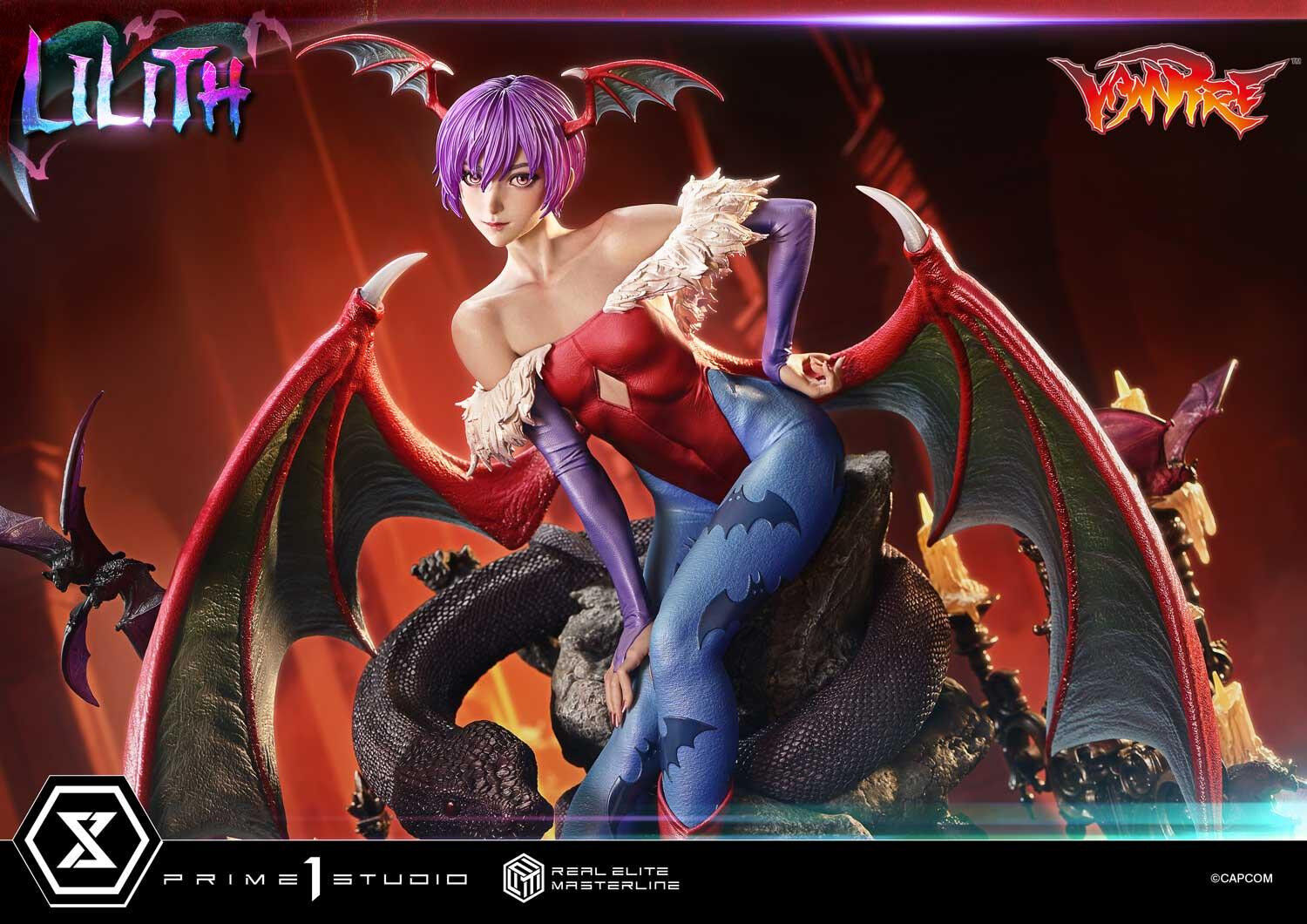 Vampire: The Night Warriors - Lilith Aensland - Real Elite Masterline (REMDKS-02S) - 1/4 - Bonus Version (Prime 1 Studio) photo 27