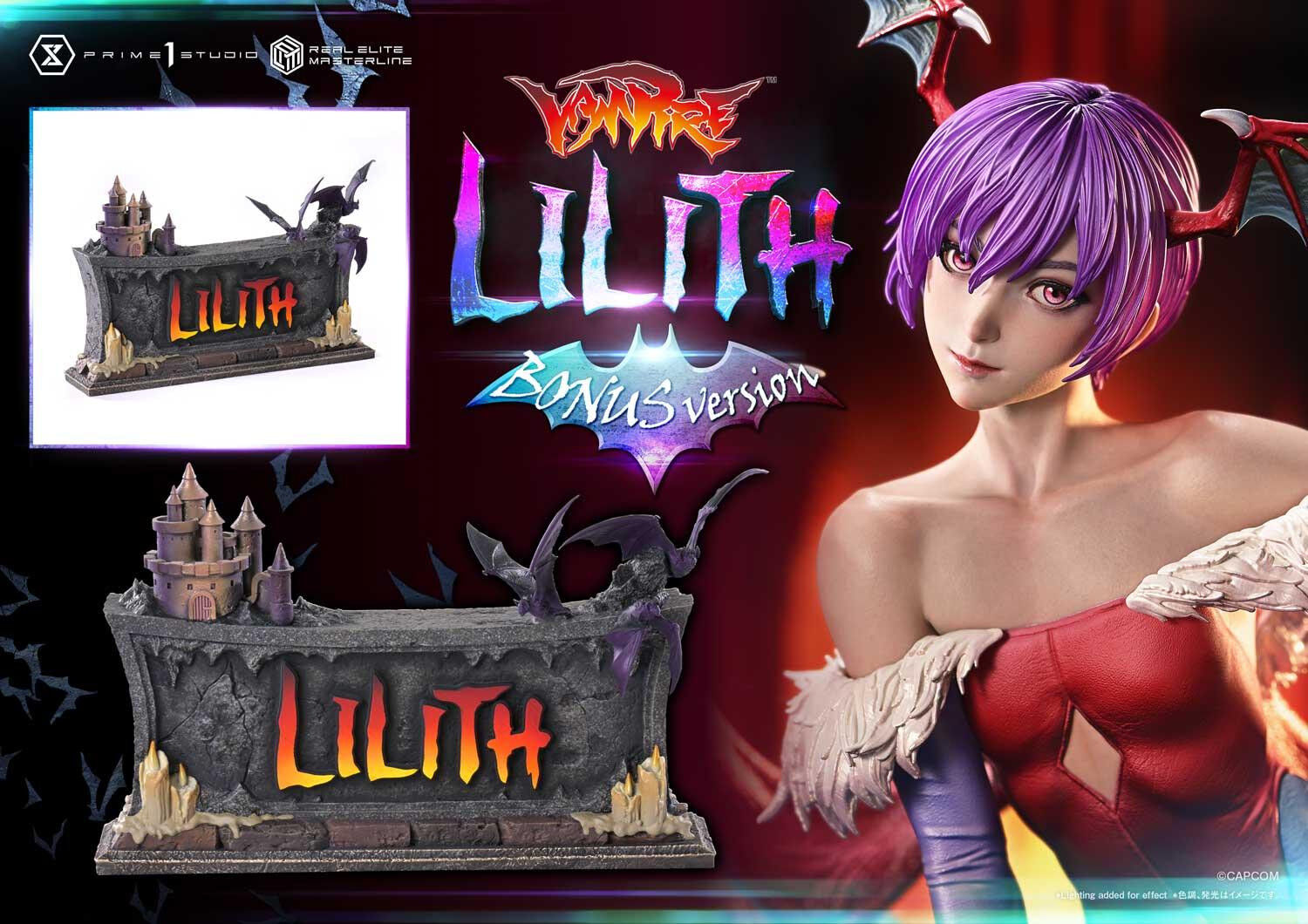 Vampire: The Night Warriors - Lilith Aensland - Real Elite Masterline (REMDKS-02S) - 1/4 - Bonus Version (Prime 1 Studio) photo 29