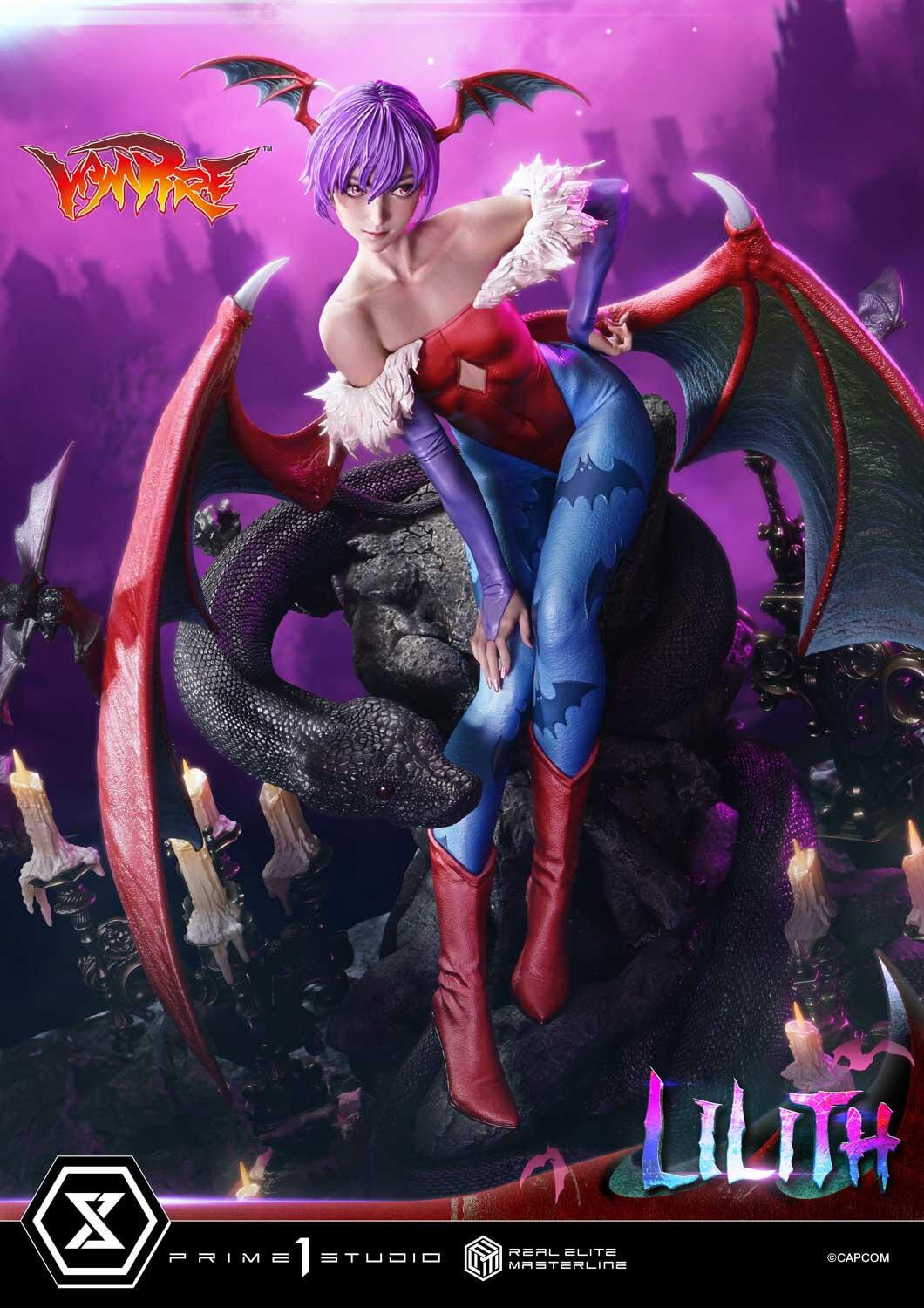 Vampire: The Night Warriors - Lilith Aensland - Real Elite Masterline (REMDKS-02S) - 1/4 - Bonus Version (Prime 1 Studio) photo 38