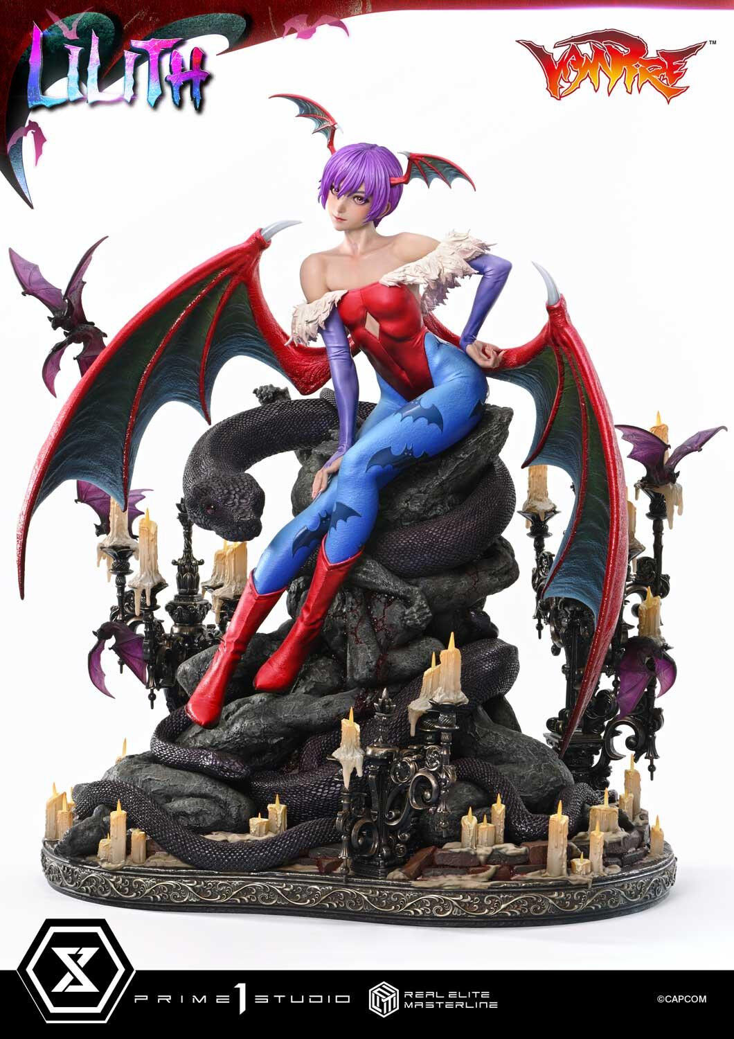Vampire: The Night Warriors - Lilith Aensland - Real Elite Masterline (REMDKS-02S) - 1/4 - Bonus Version (Prime 1 Studio) photo 40