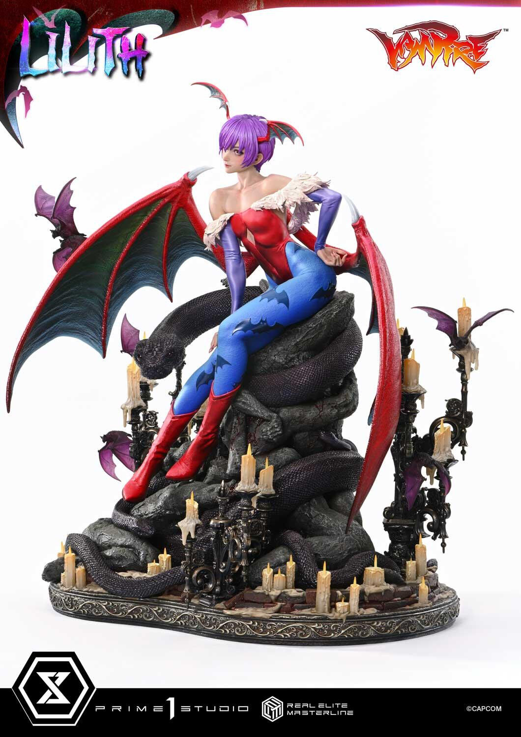 Vampire: The Night Warriors - Lilith Aensland - Real Elite Masterline (REMDKS-02S) - 1/4 - Bonus Version (Prime 1 Studio) photo 41