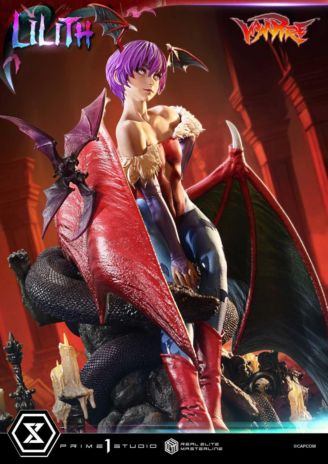 Vampire: The Night Warriors - Lilith Aensland - Real Elite Masterline (REMDKS-02S) - 1/4 - Bonus Version (Prime 1 Studio) photo 52