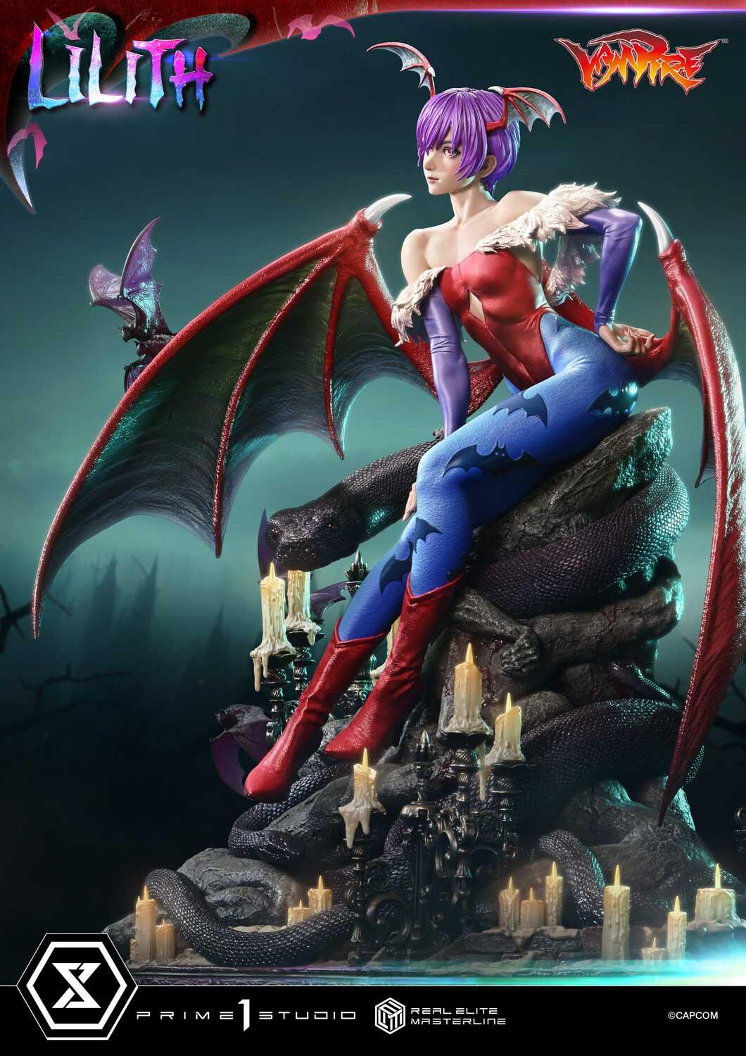 Vampire: The Night Warriors - Lilith Aensland - Real Elite Masterline (REMDKS-02S) - 1/4 - Bonus Version (Prime 1 Studio) photo 54