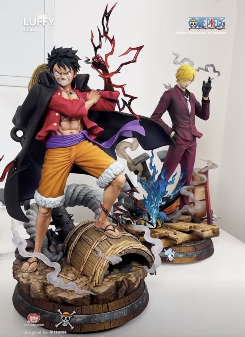 One Piece - Monkey D. Luffy - Bijutsu - The Monster Trio Collection - 1/4 (Tsume) photo 2