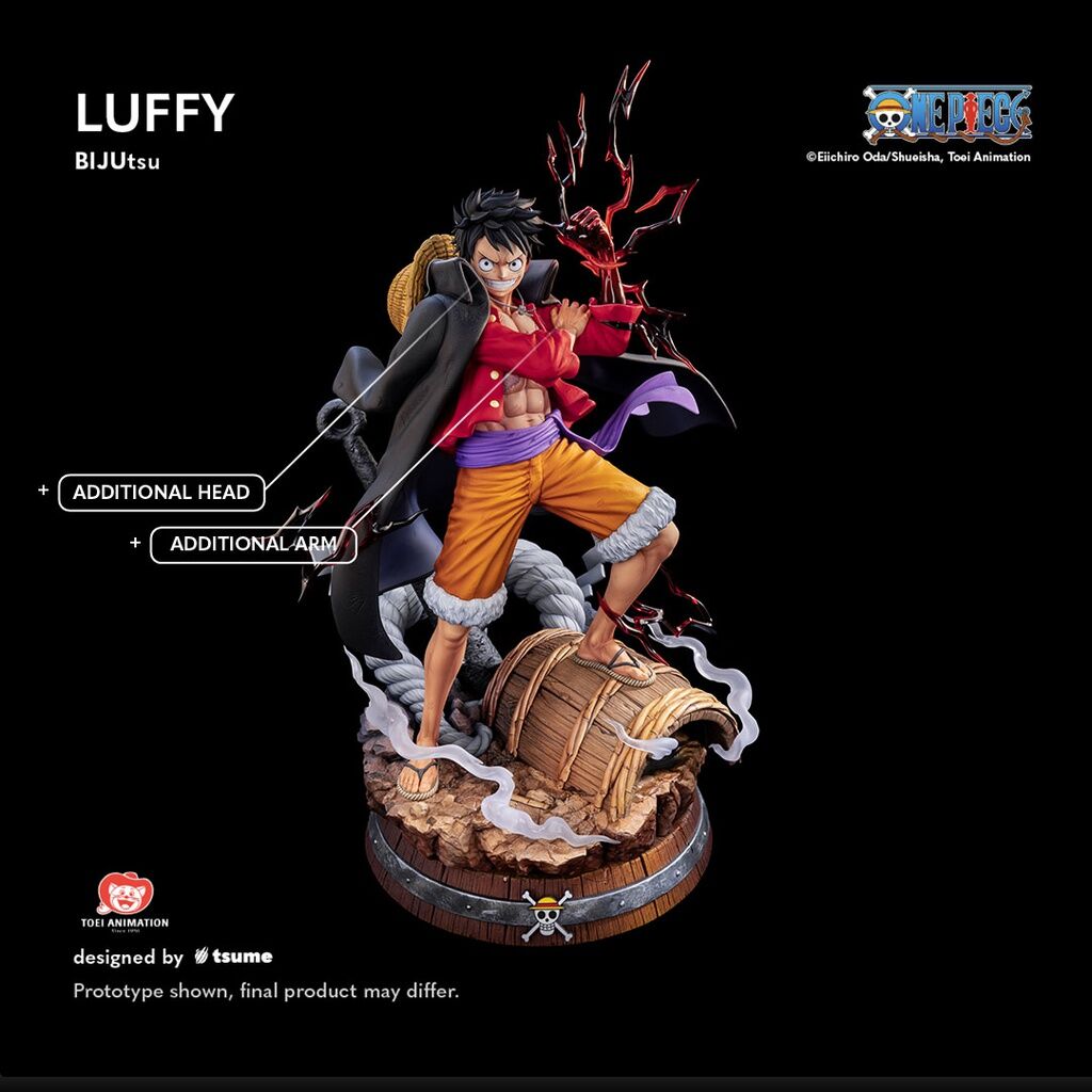 One Piece - Monkey D. Luffy - Bijutsu - The Monster Trio Collection - 1/4 (Tsume) photo 7