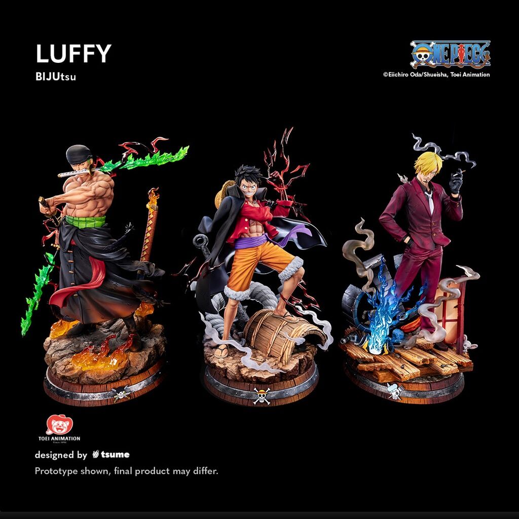 One Piece - Monkey D. Luffy - Bijutsu - The Monster Trio Collection - 1/4 (Tsume) photo 8