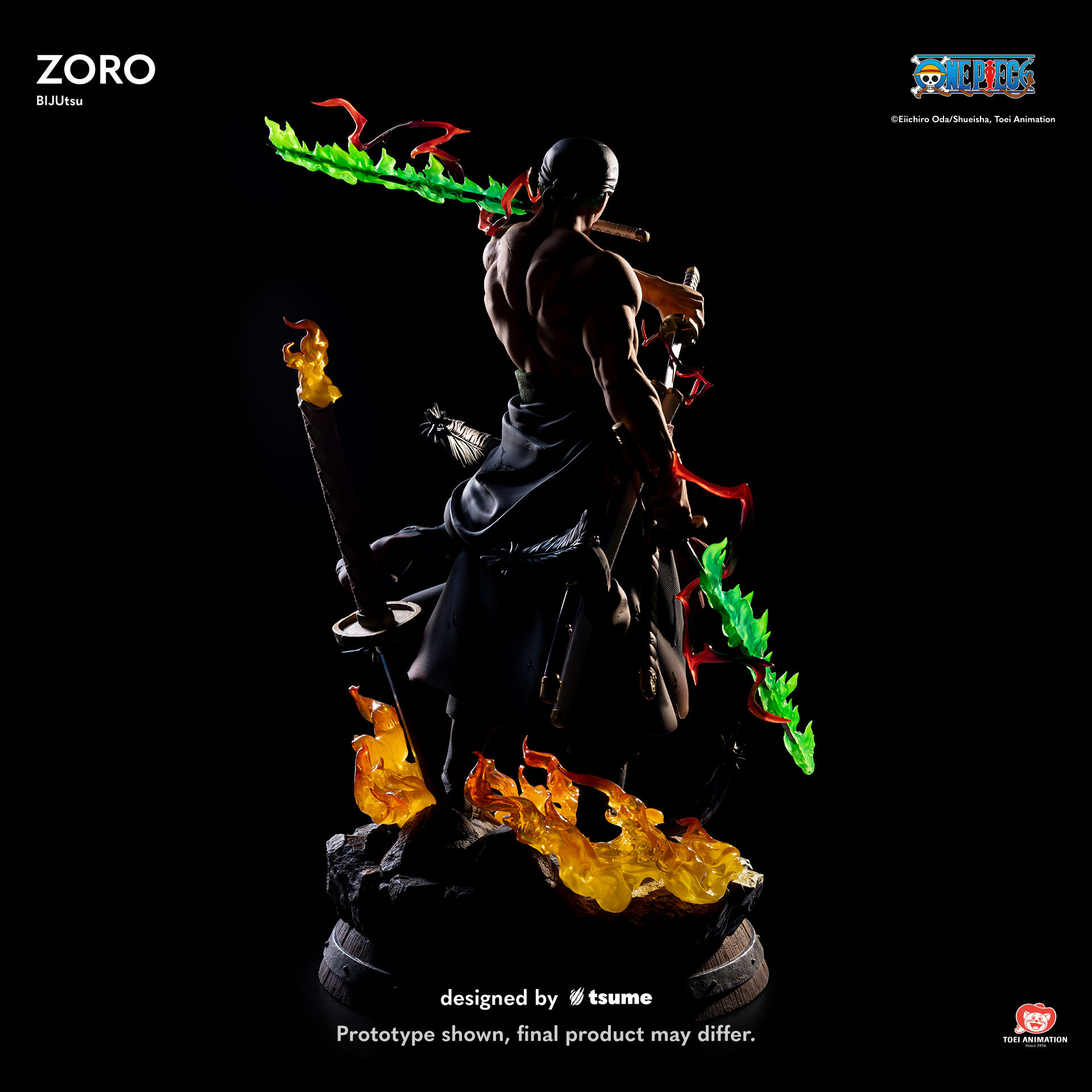One Piece - Roronoa Zoro - Bijutsu - The Monster Trio Collection - 1/4 (Tsume) photo 3