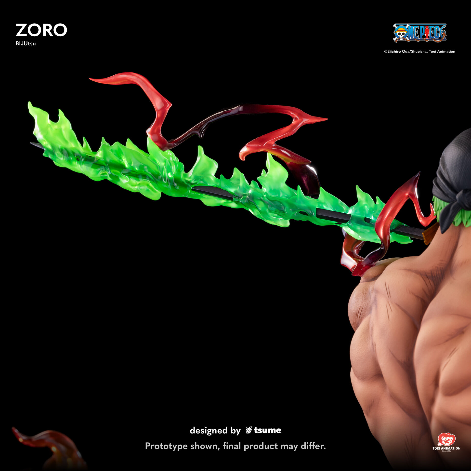 One Piece - Roronoa Zoro - Bijutsu - The Monster Trio Collection - 1/4 (Tsume) photo 4
