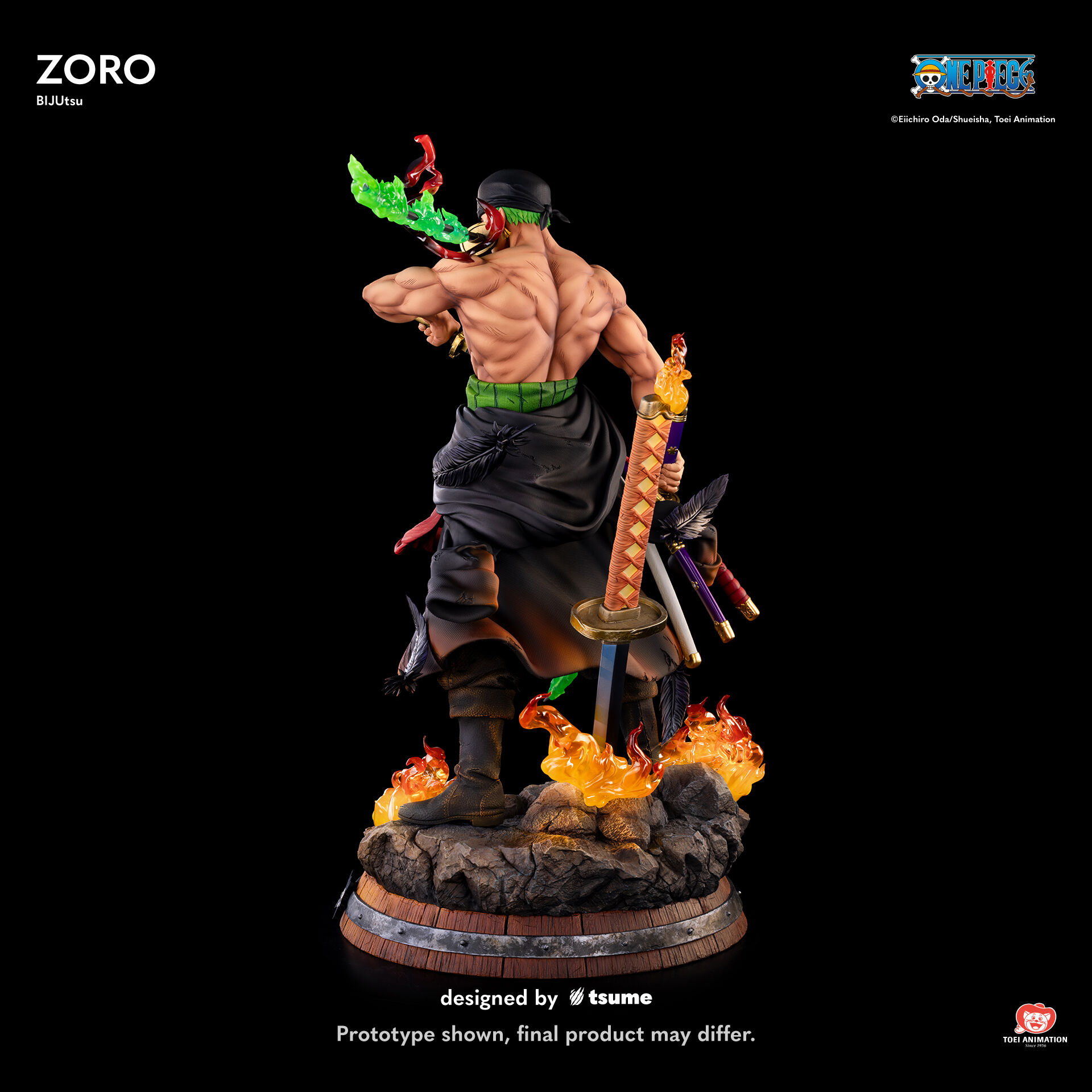 One Piece - Roronoa Zoro - Bijutsu - The Monster Trio Collection - 1/4 (Tsume) photo 12