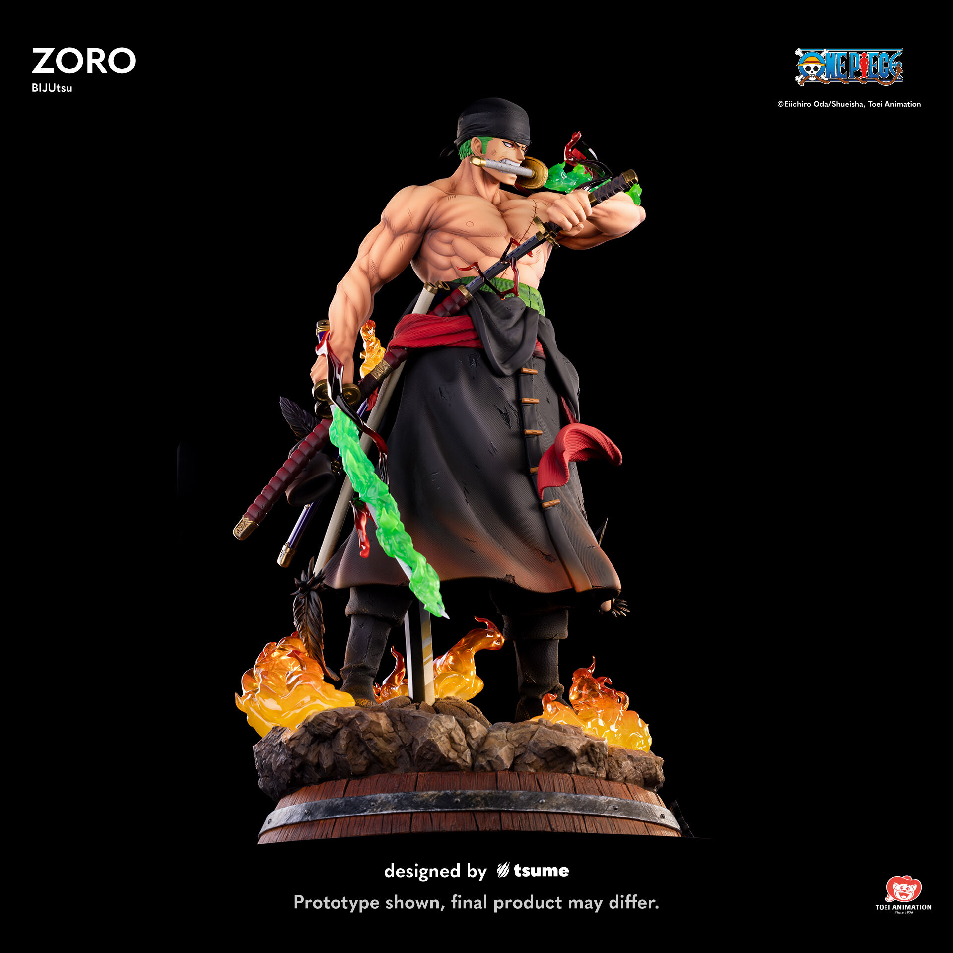One Piece - Roronoa Zoro - Bijutsu - The Monster Trio Collection - 1/4 (Tsume) photo 13