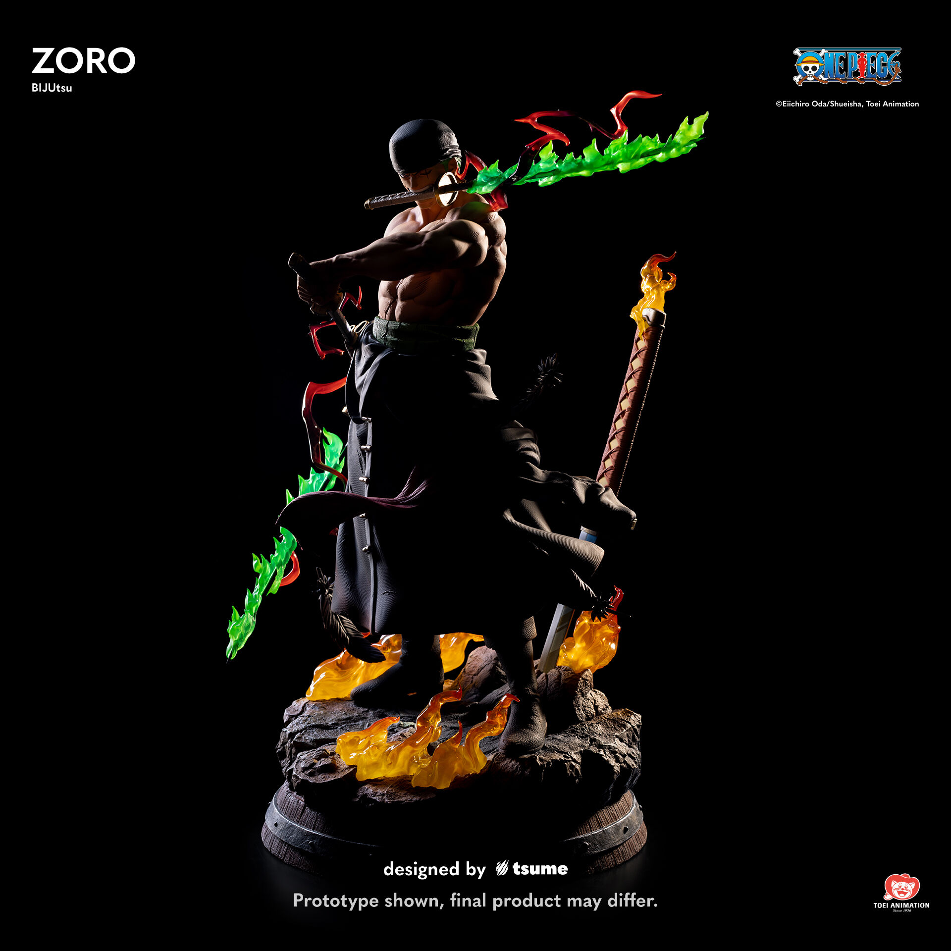 One Piece - Roronoa Zoro - Bijutsu - The Monster Trio Collection - 1/4 (Tsume) photo 17