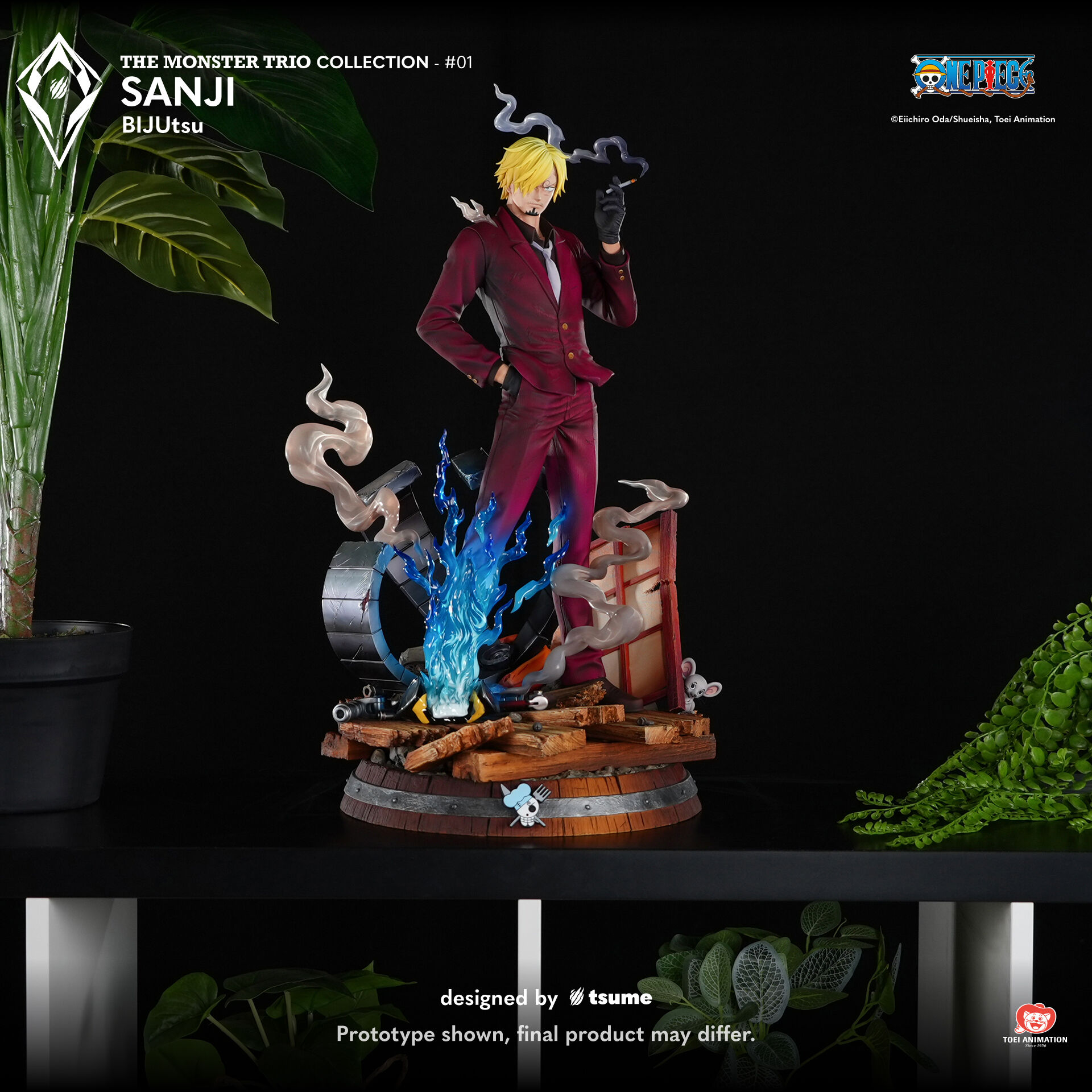 One Piece - Sanji - Bijutsu - The Monster Trio Collection (#01) - 1/4 (Tsume) photo 3