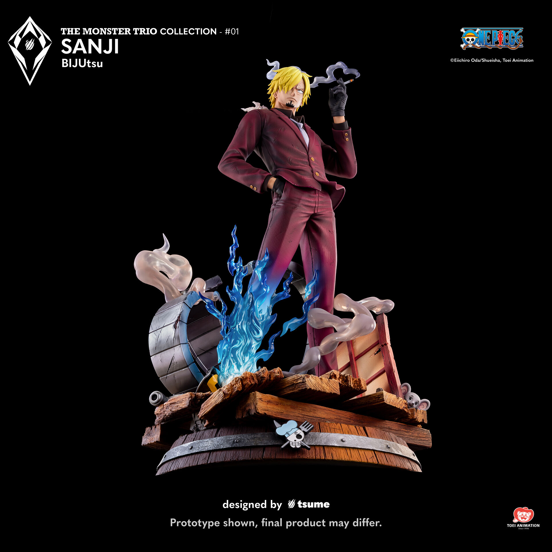 One Piece - Sanji - Bijutsu - The Monster Trio Collection (#01) - 1/4 (Tsume) photo 7