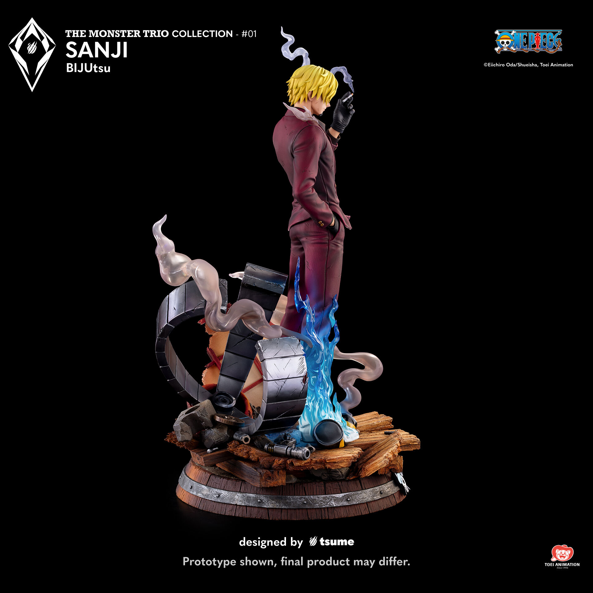 One Piece - Sanji - Bijutsu - The Monster Trio Collection (#01) - 1/4 (Tsume) photo 11