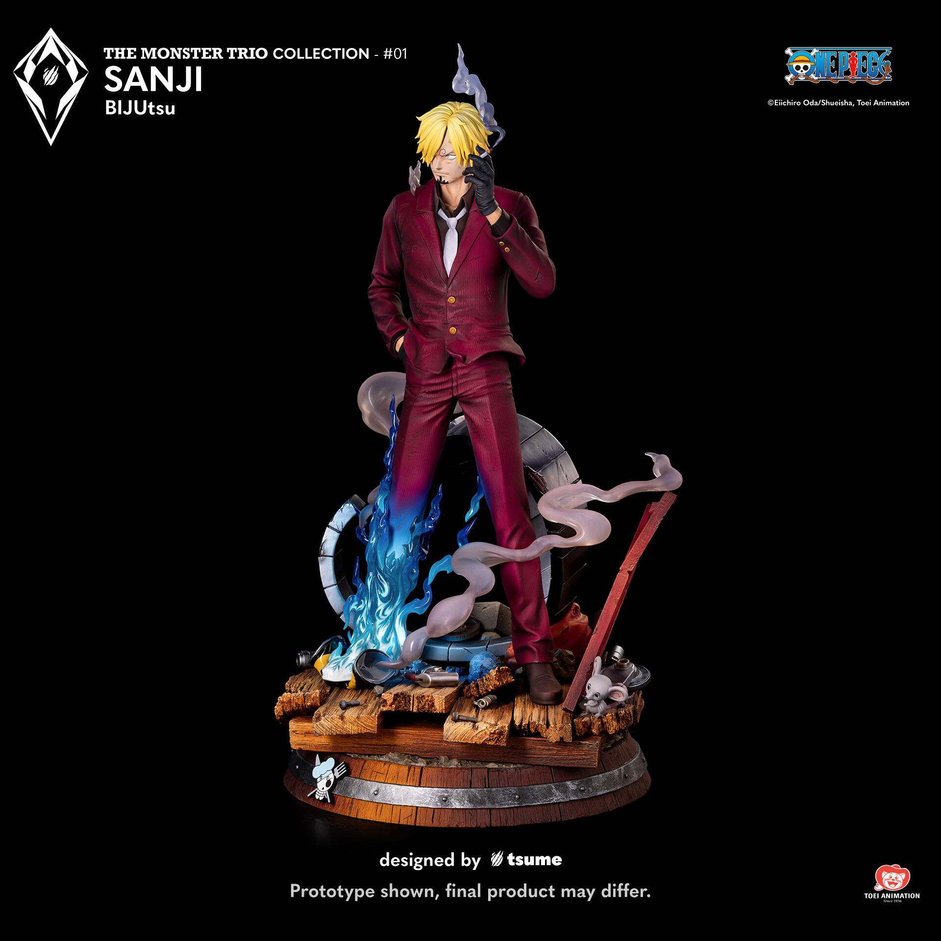 One Piece - Sanji - Bijutsu - The Monster Trio Collection (#01) - 1/4 (Tsume) photo 14