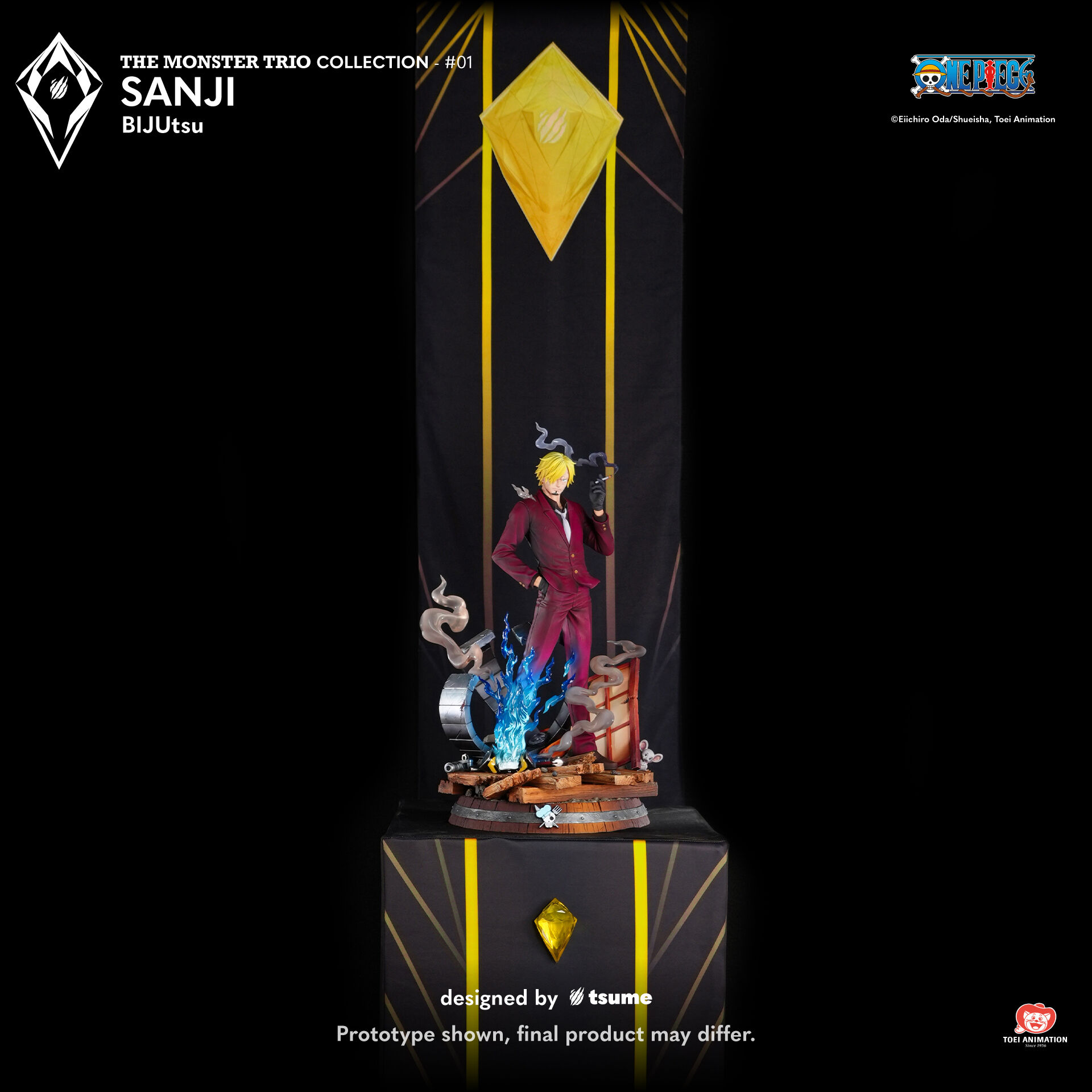 One Piece - Sanji - Bijutsu - The Monster Trio Collection (#01) - 1/4 (Tsume) photo 16