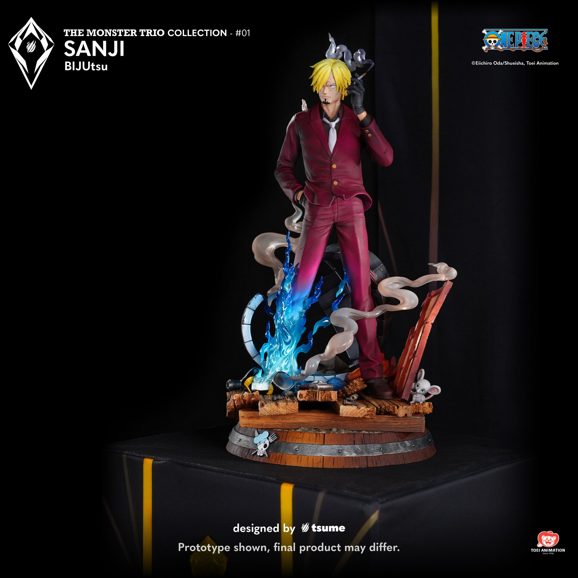 One Piece - Sanji - Bijutsu - The Monster Trio Collection (#01) - 1/4 (Tsume) photo 17