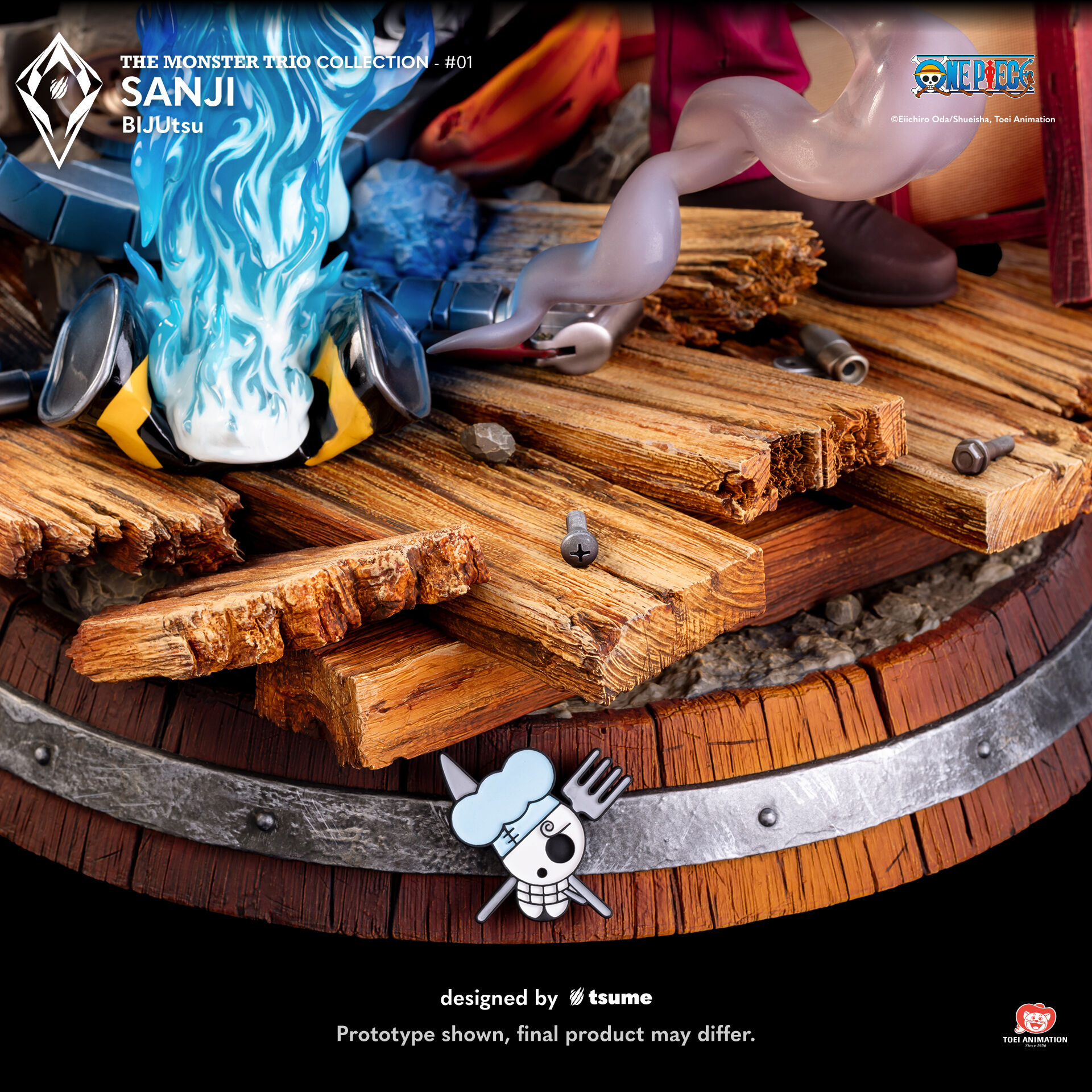 One Piece - Sanji - Bijutsu - The Monster Trio Collection (#01) - 1/4 (Tsume) photo 18