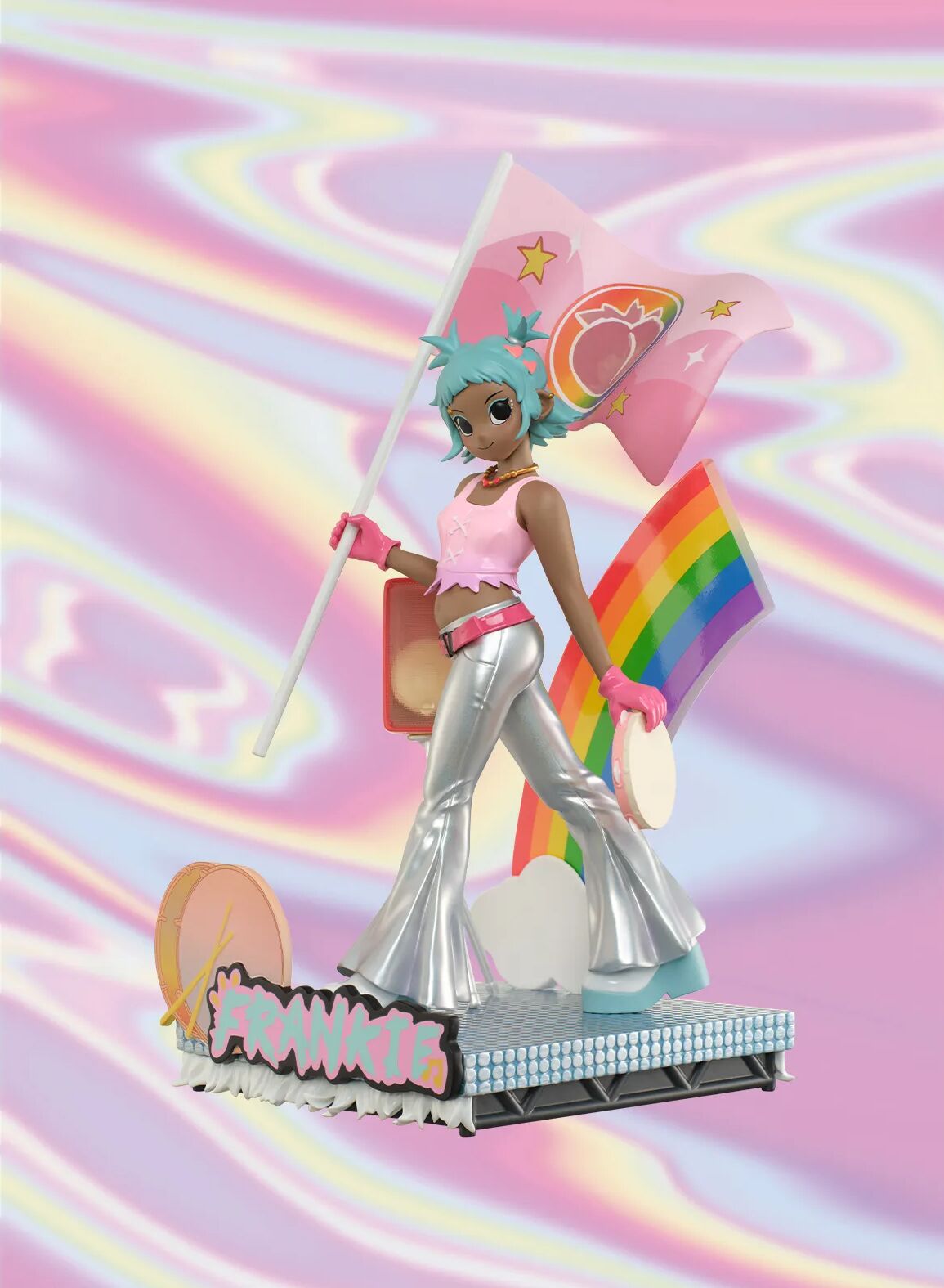 Peach Riot - Frankie - Peach Riot: Rainbow Riot Series Figures (Pop Mart) photo 2