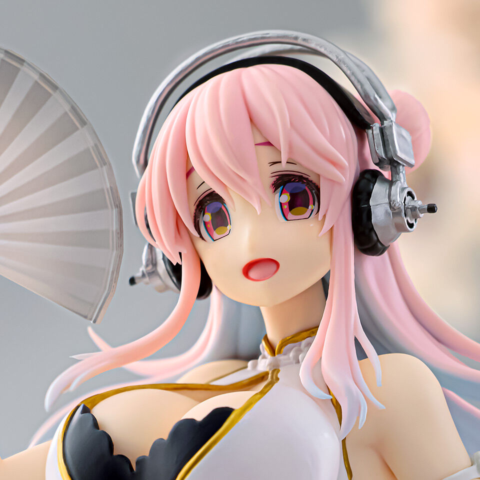 SoniComi (Super Sonico) - Sonico - Trio-Try-iT Figure - White China Dress ver. (FuRyu)