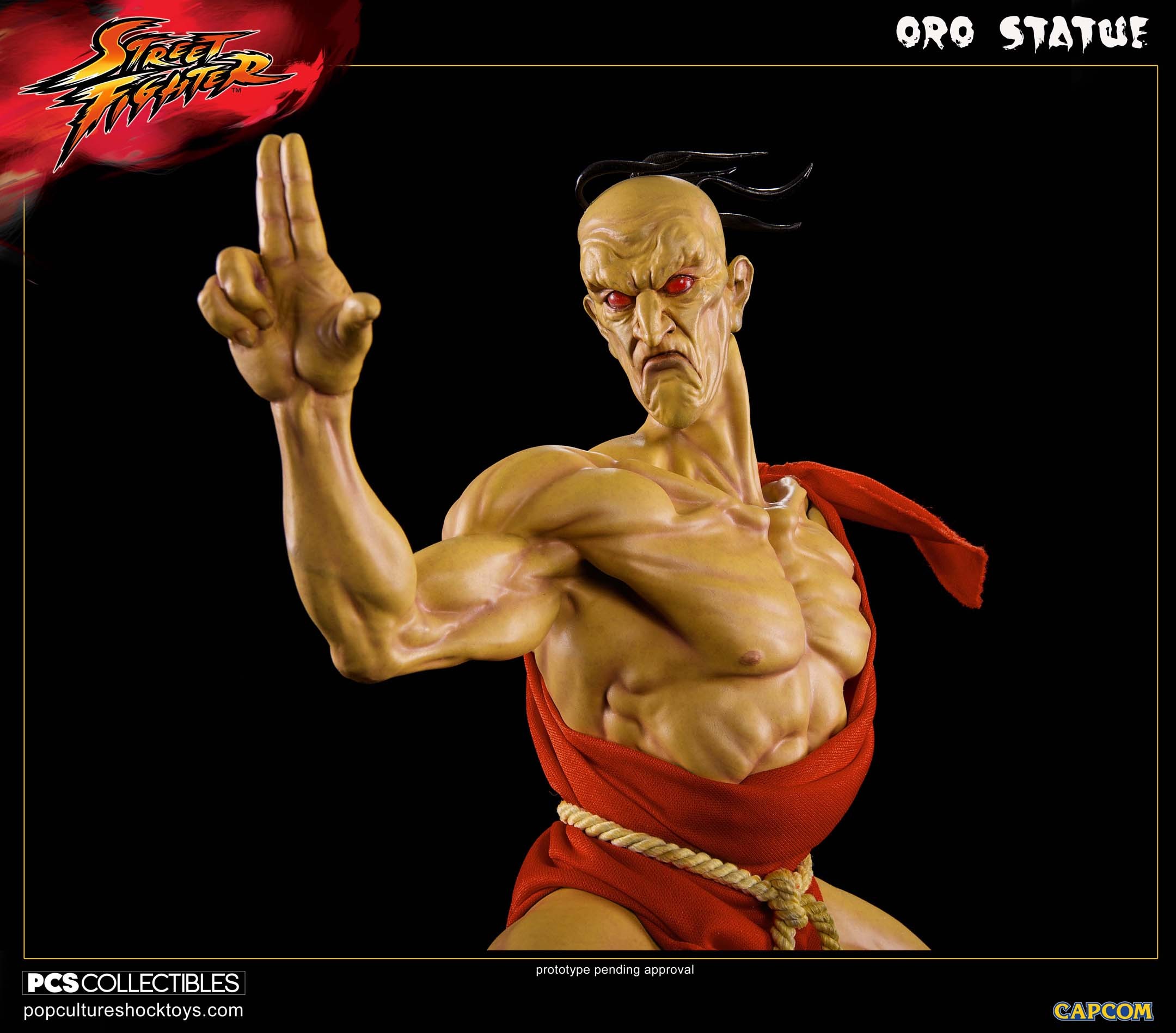 Street Fighter III - Oro - Mixed Media - 1/4 - Senjutsu, PCS Exclusive (Premium Collectibles Studio) photo 3
