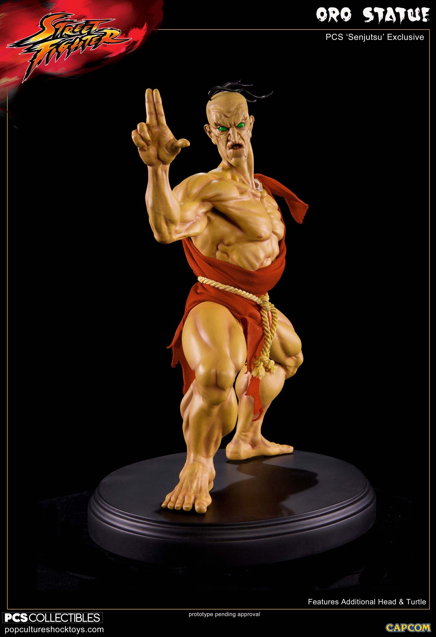 Street Fighter III - Oro - Mixed Media - 1/4 - Senjutsu, PCS Exclusive (Premium Collectibles Studio) photo 16