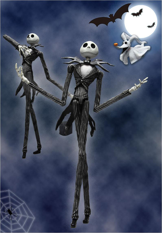 Kingdom Hearts II - Jack Skellington - Zero - Kingdom Hearts II Play Arts (Vol.3) - Play Arts - no.7 (Kotobukiya, Square Enix) photo 8